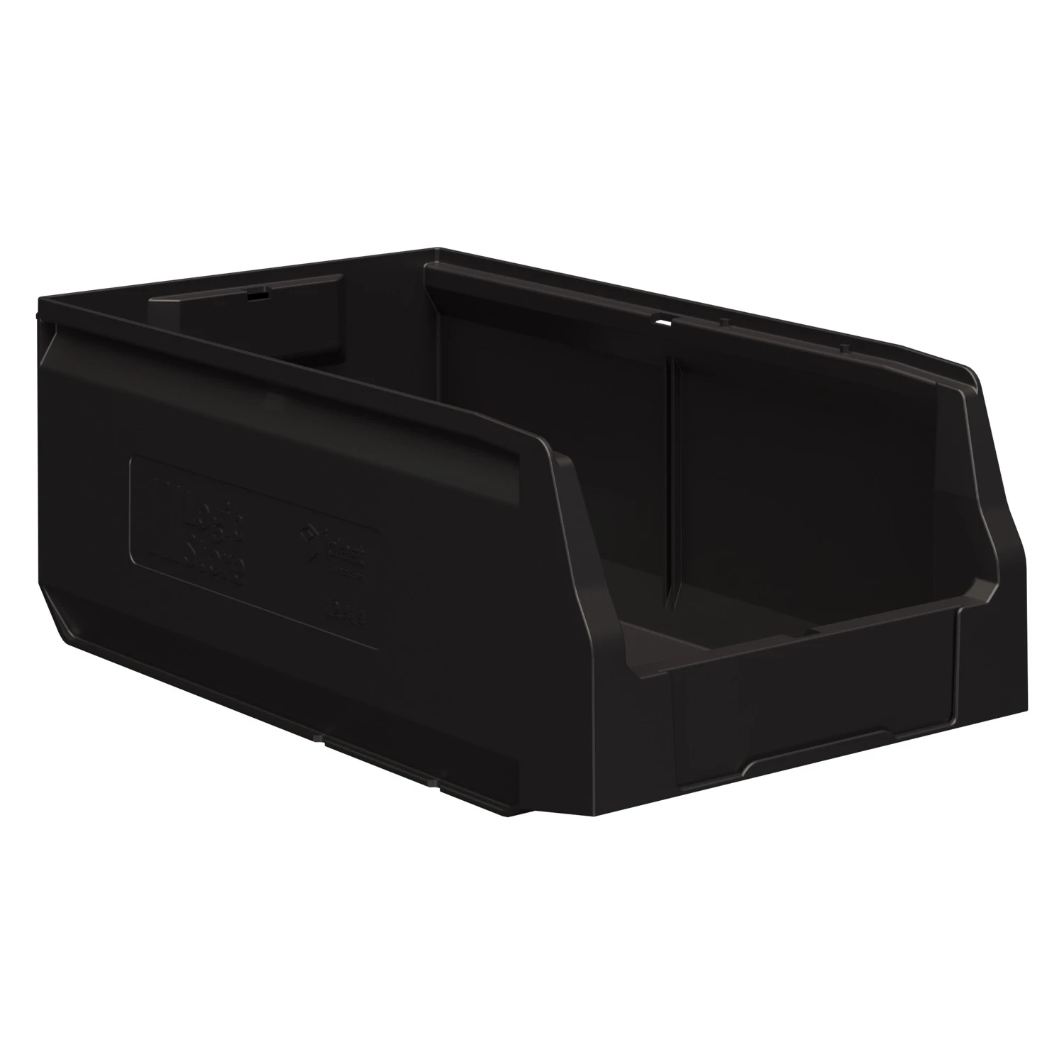 Складской лоток Logic Store 400x225x150 мм iPlast чёрный ЭКО 8-000000119