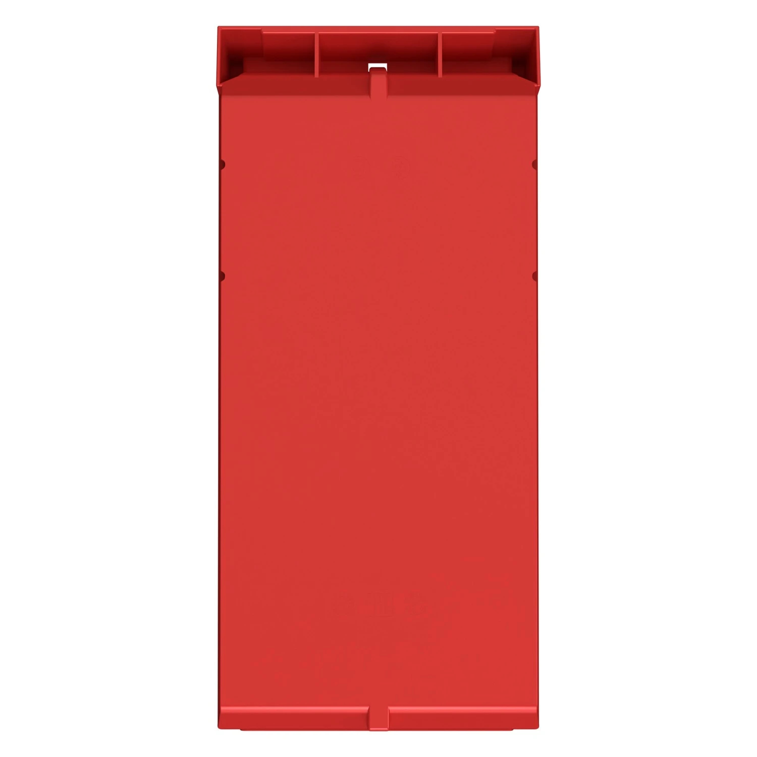 Складской лоток Logic Store 500х225х150 мм iPlast красный с отверстиями для перегородок N2 (12.405.2) 8-000000133