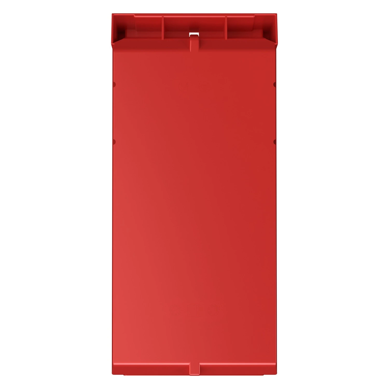 Складской лоток Logic Store 500х225х150 мм iPlast красный с отверстиями для перегородок N2 (12.405.2) 8-000000133