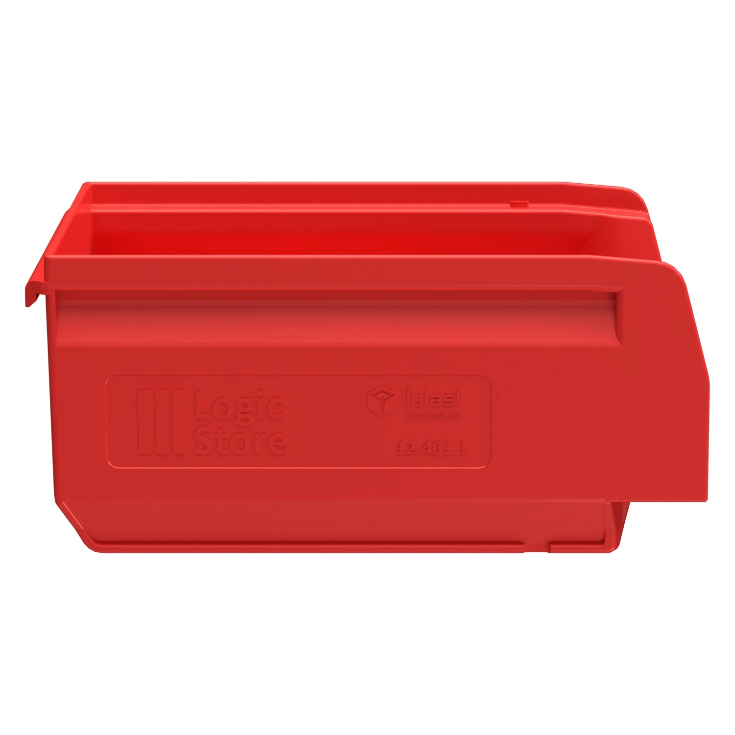Складской лоток Logic Store 165х100х75 мм iPlast красный N1 (12.401.1) 8-000000507