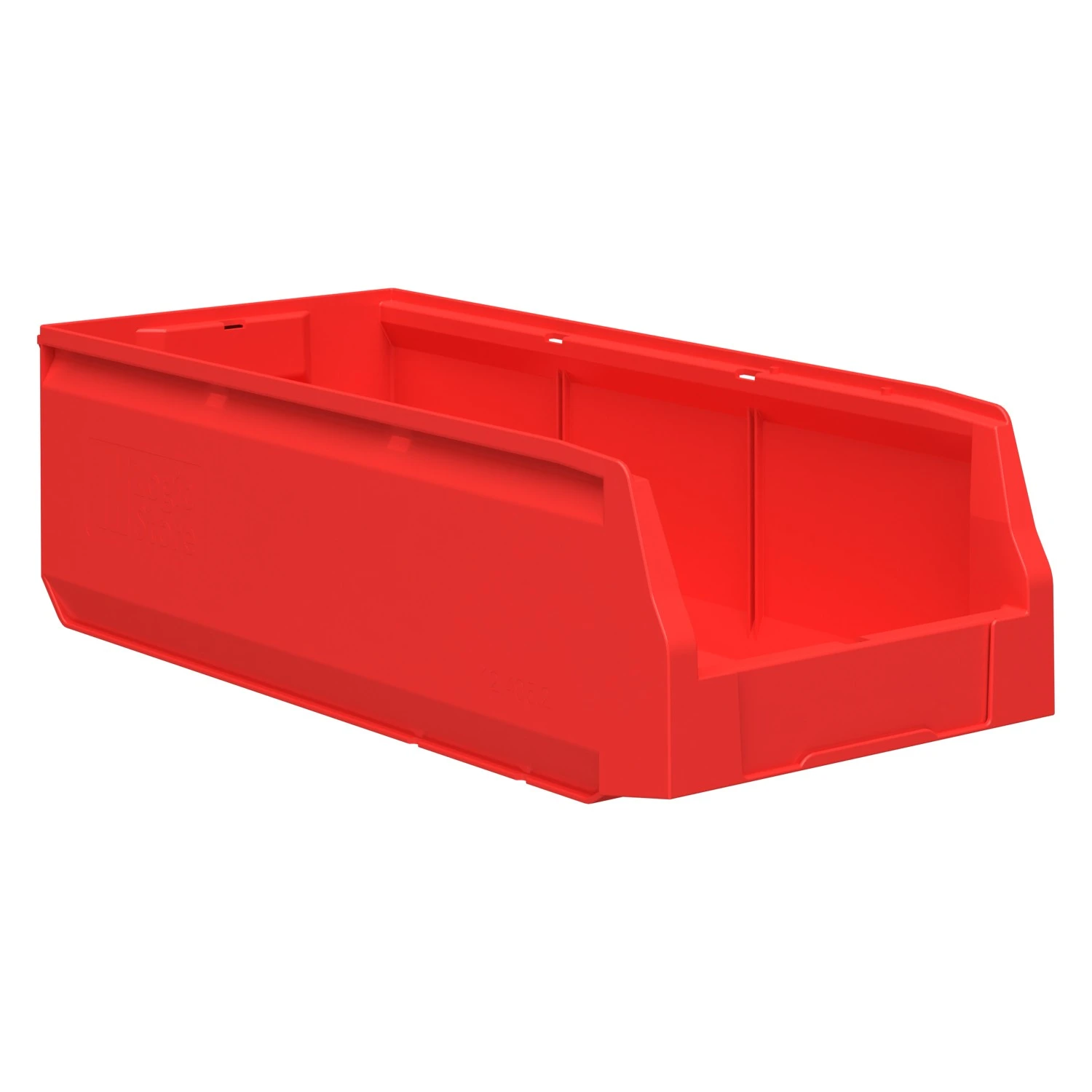 Складской лоток Logic Store 500х225х150 мм iPlast красный с отверстиями для перегородок N2 (12.405.2) 8-000000133