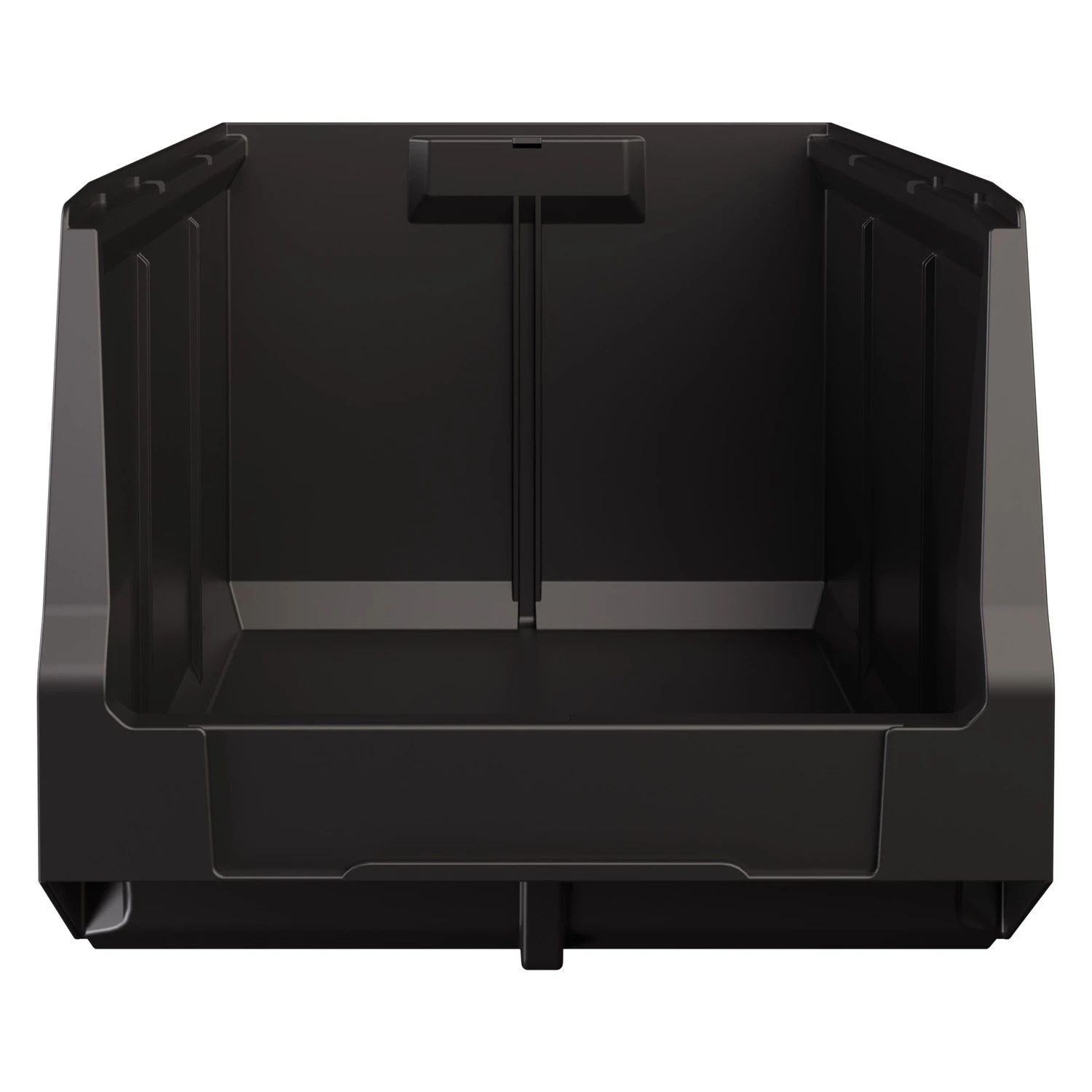 Складской лоток Logic Store 500х300х250 мм iPlast чёрный ЭКО с отверстиями для перегородок N2 (12.407.2) 8-000000531