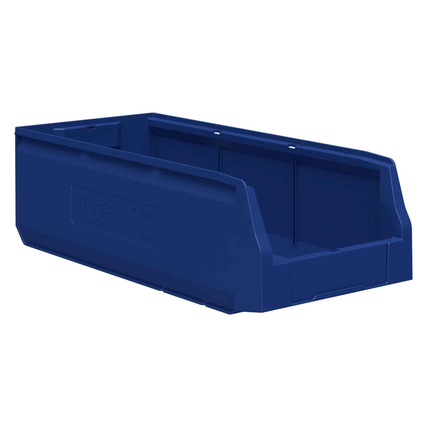 Складской лоток Logic Store 500х225х150 мм iPlast синий индиго с отверстиями для перегородок N1 (12.405.1) 8-000000519