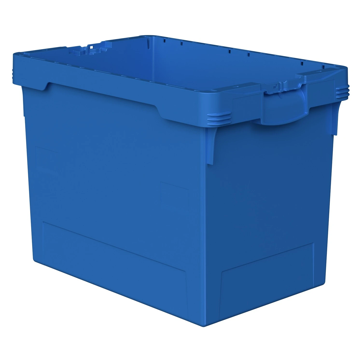 Вкладываемый контейнер INSTORE KV-6442.1 600x400x420 мм iPlast голубой со сплошным дном 8-000000407