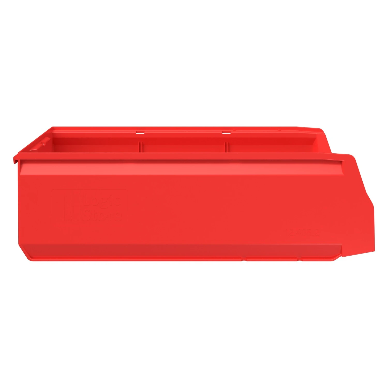 Складской лоток Logic Store 500х225х150 мм iPlast красный с отверстиями для перегородок N2 (12.405.2) 8-000000133