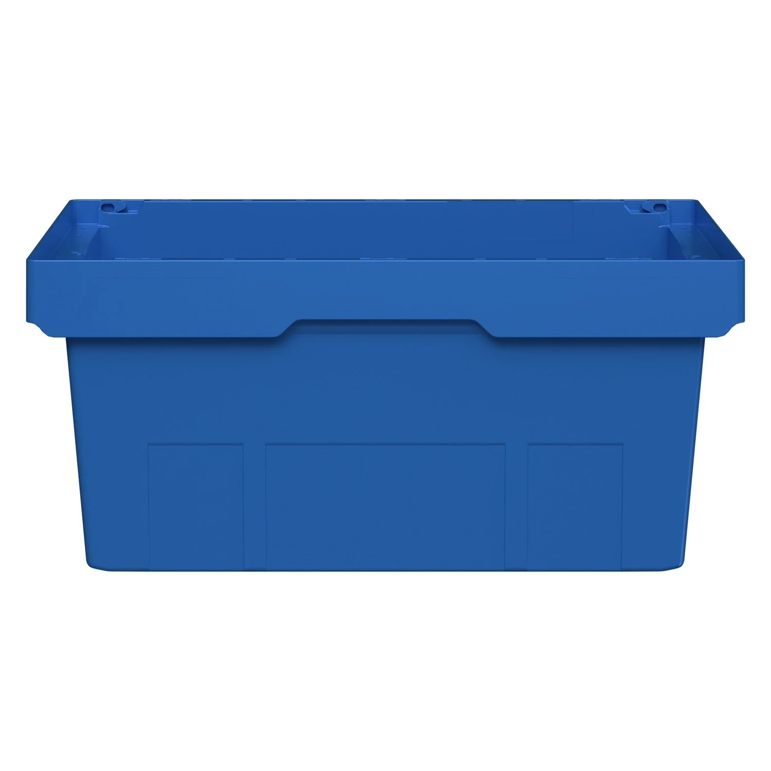 Вкладываемый контейнер INSTORE KV-6427 600x400x272 мм iPlast голубой со сплошным дном 8-000000164