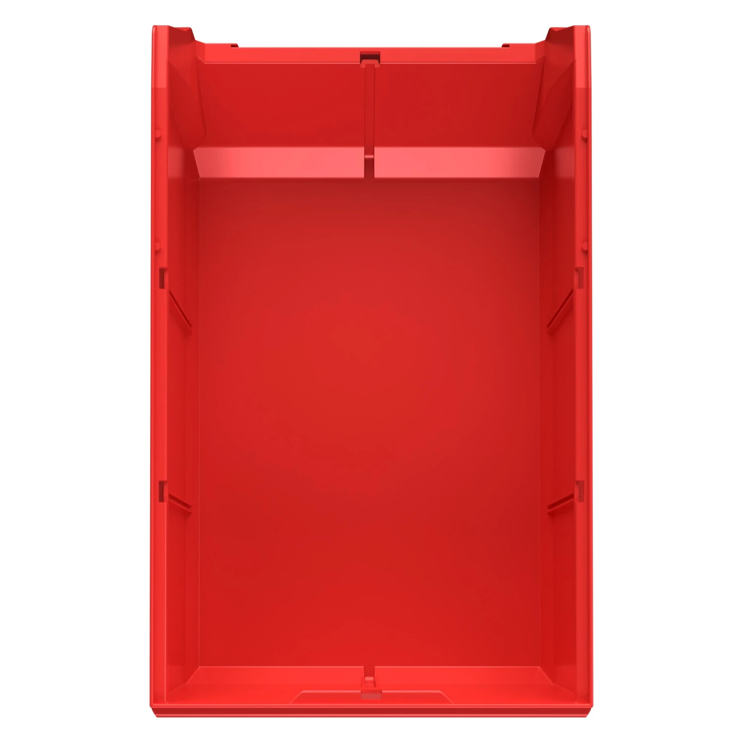 Складской лоток Logic Store 500х300х200 мм iPlast красный с отверстиями для перегородок N2 (12.406.2) 8-000000130