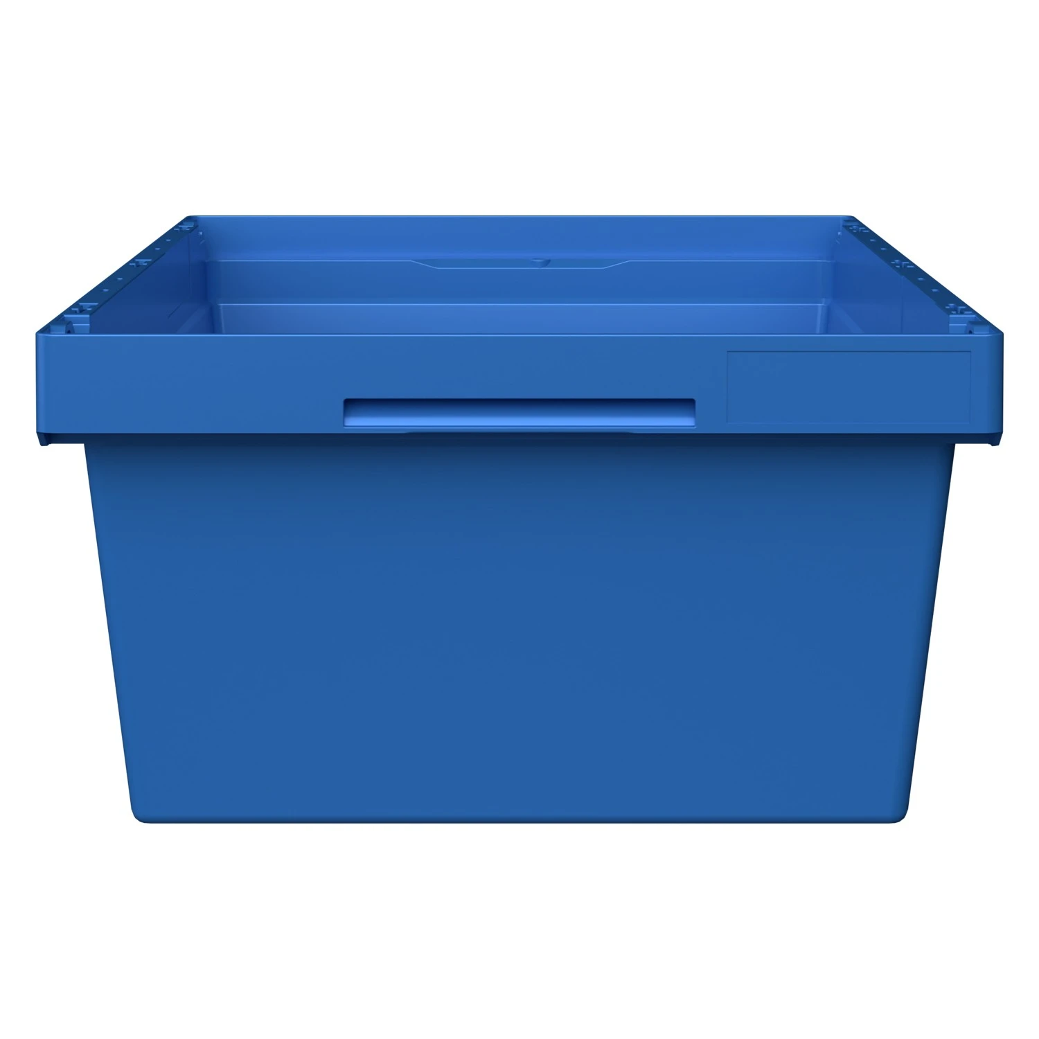 Вкладываемый контейнер INSTORE KV-6422 600x400x220 мм iPlast голубой со сплошным дном 8-000000163