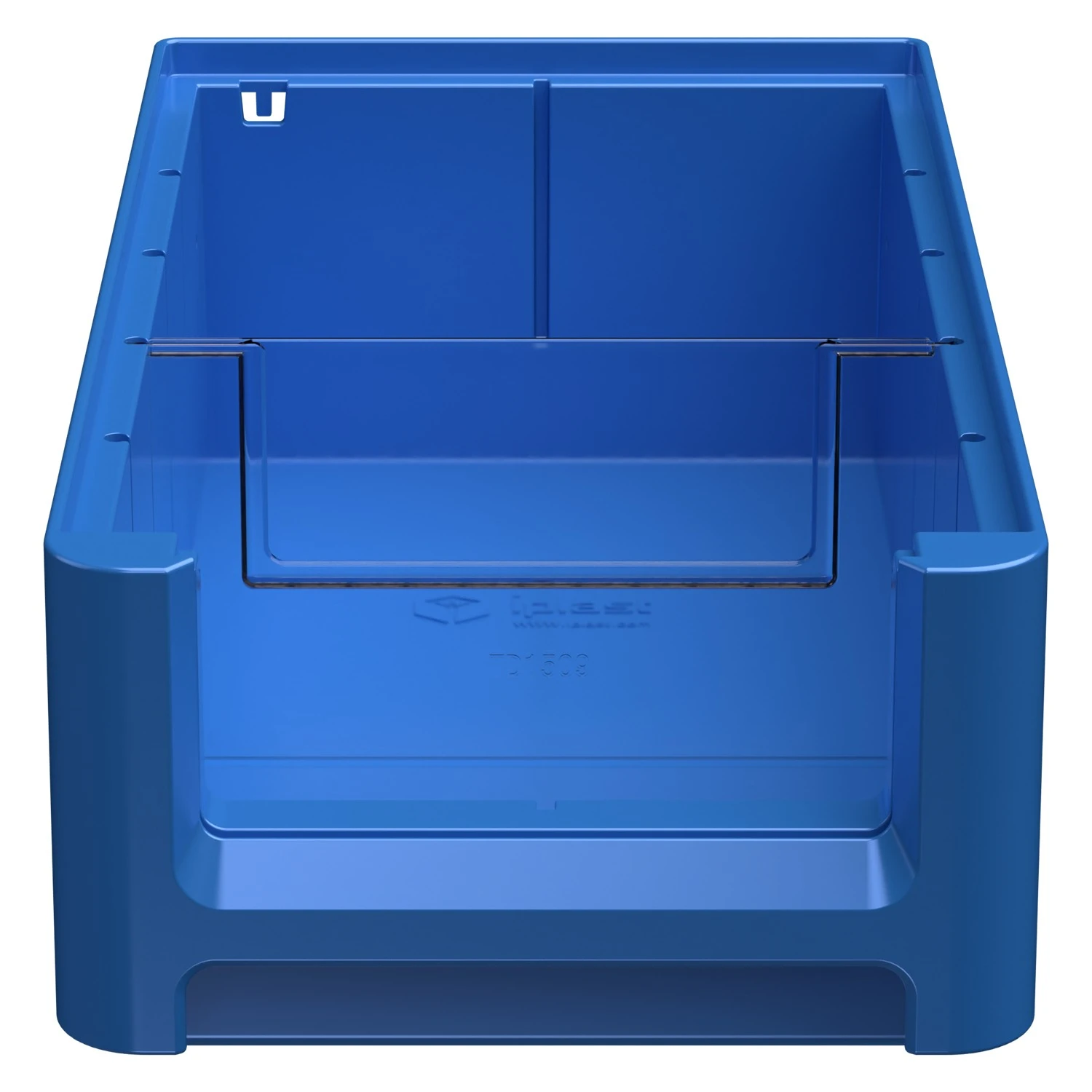 Полочный контейнер SK-31509 300х155х90 мм iPlast голубой с 1 поперечной перегородкой 8-000000109