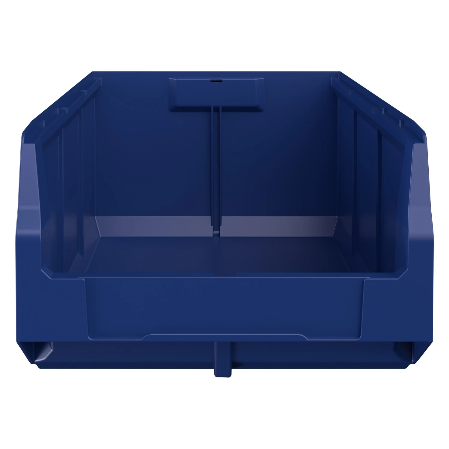 Складской лоток Logic Store 500x300x200 мм iPlast синий индиго с отверстиями для перегородок 8-000000129