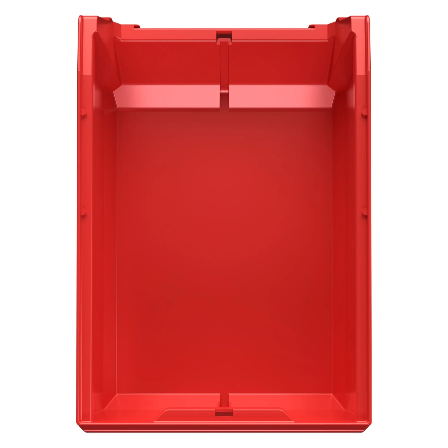 Складской лоток Logic Store 350x225x150 мм iPlast красный с отверстиями для продольной перегородки 8-000000139