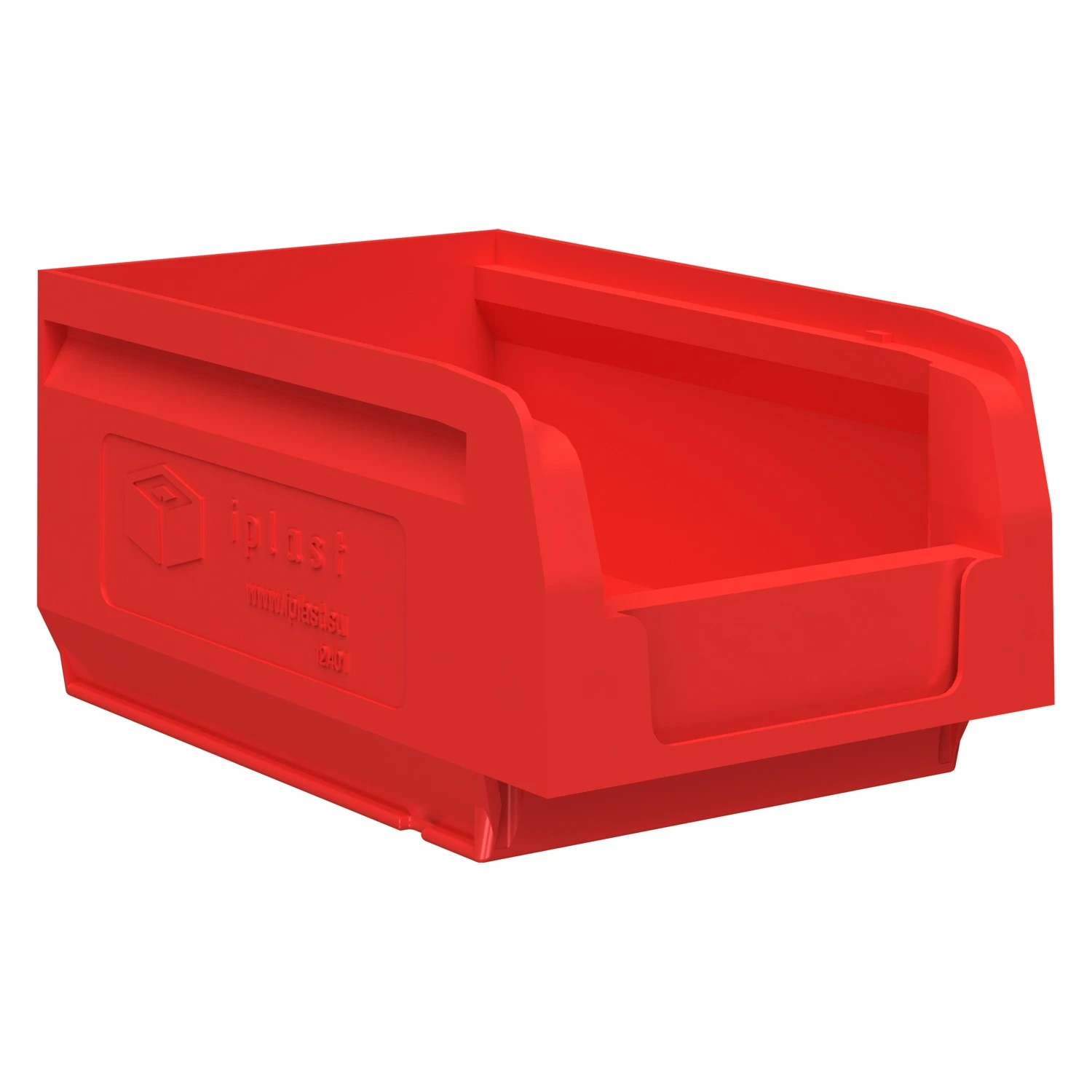 Складской лоток Logic Store 165x100x75 мм iPlast красный 8-000000508