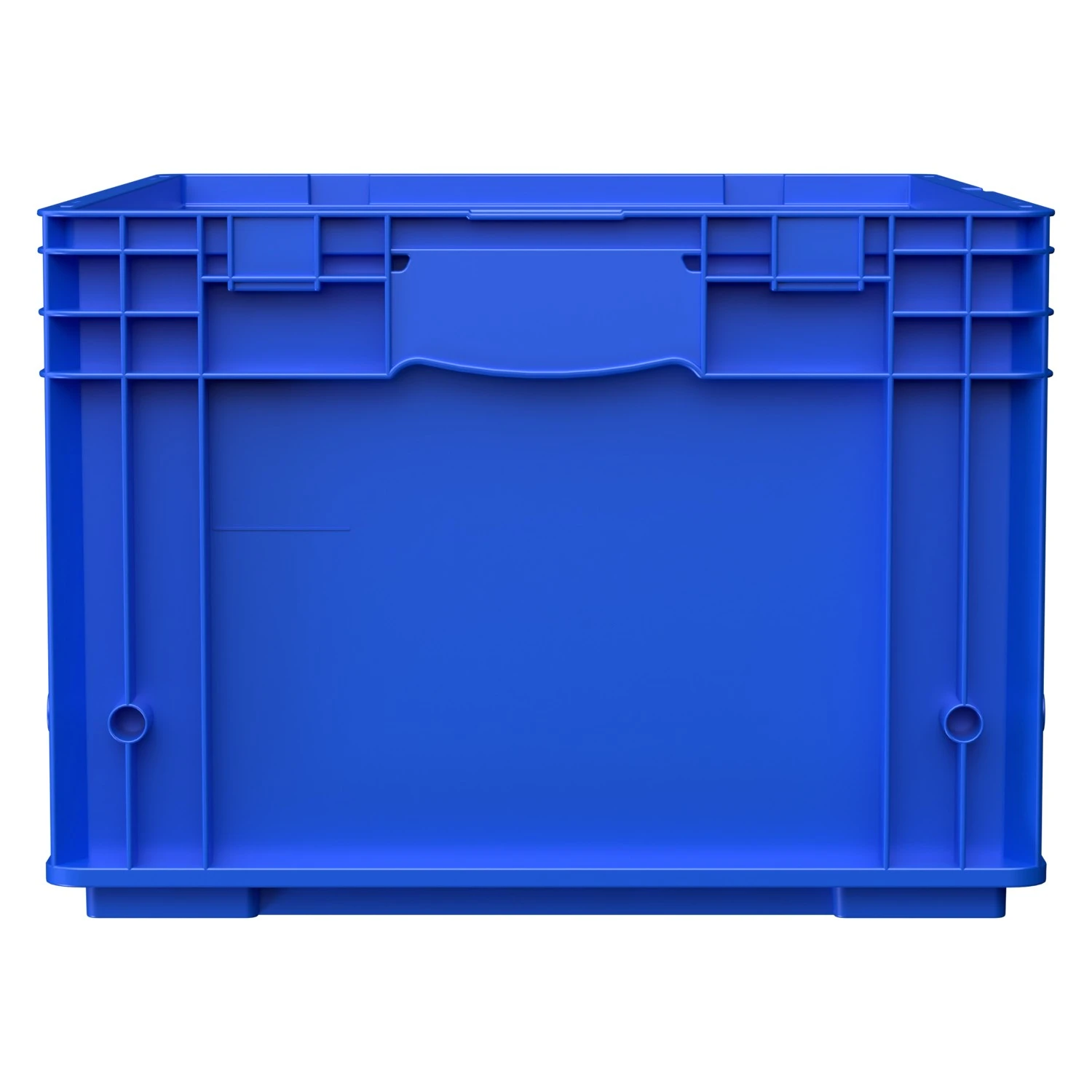 Ящик RL-KLT 6280 594х396х280 мм iPlast голубой с дренажными отверстиями в дне 8-000000179