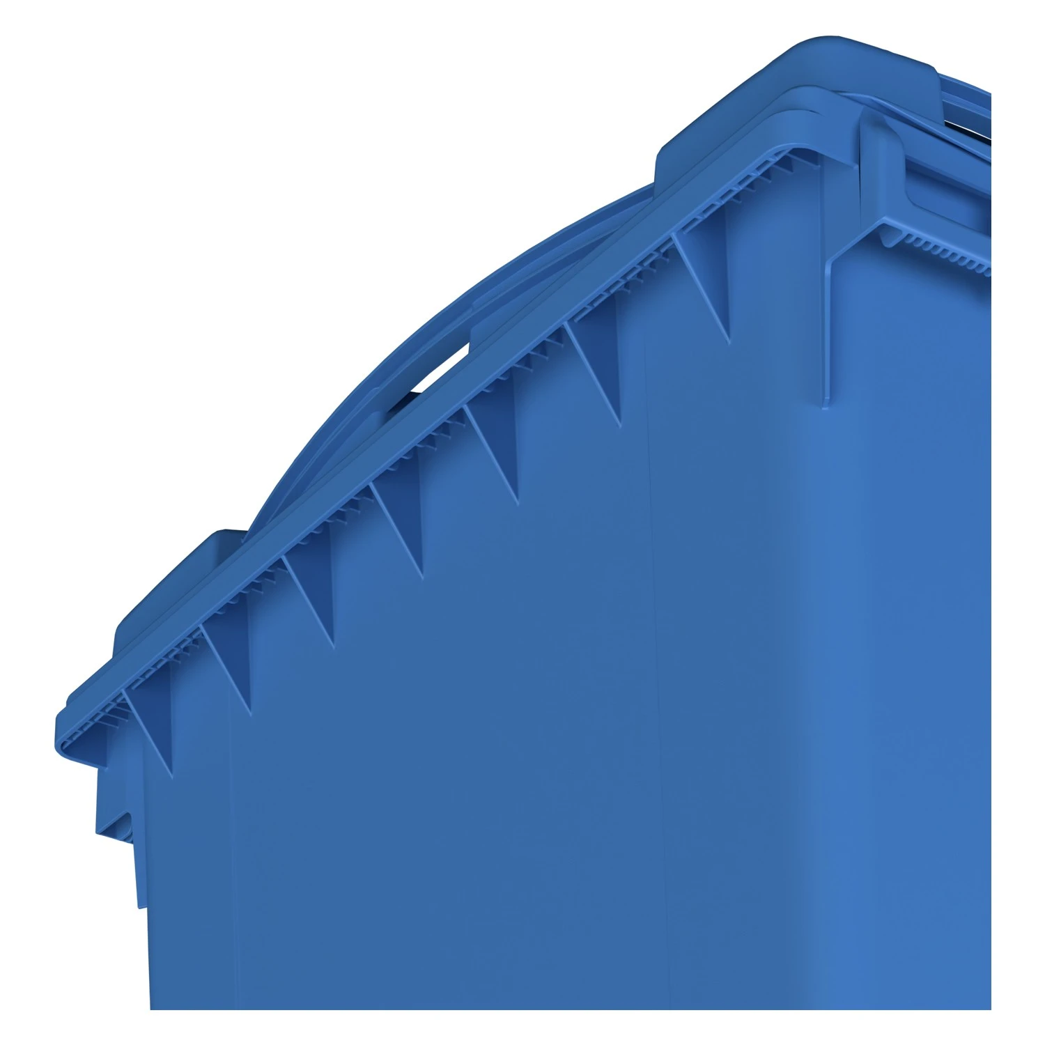 Мусорный контейнер 770 л iPlast тёмно-голубой 4-колёсный с тёмно-голубой крышкой 8-000000019