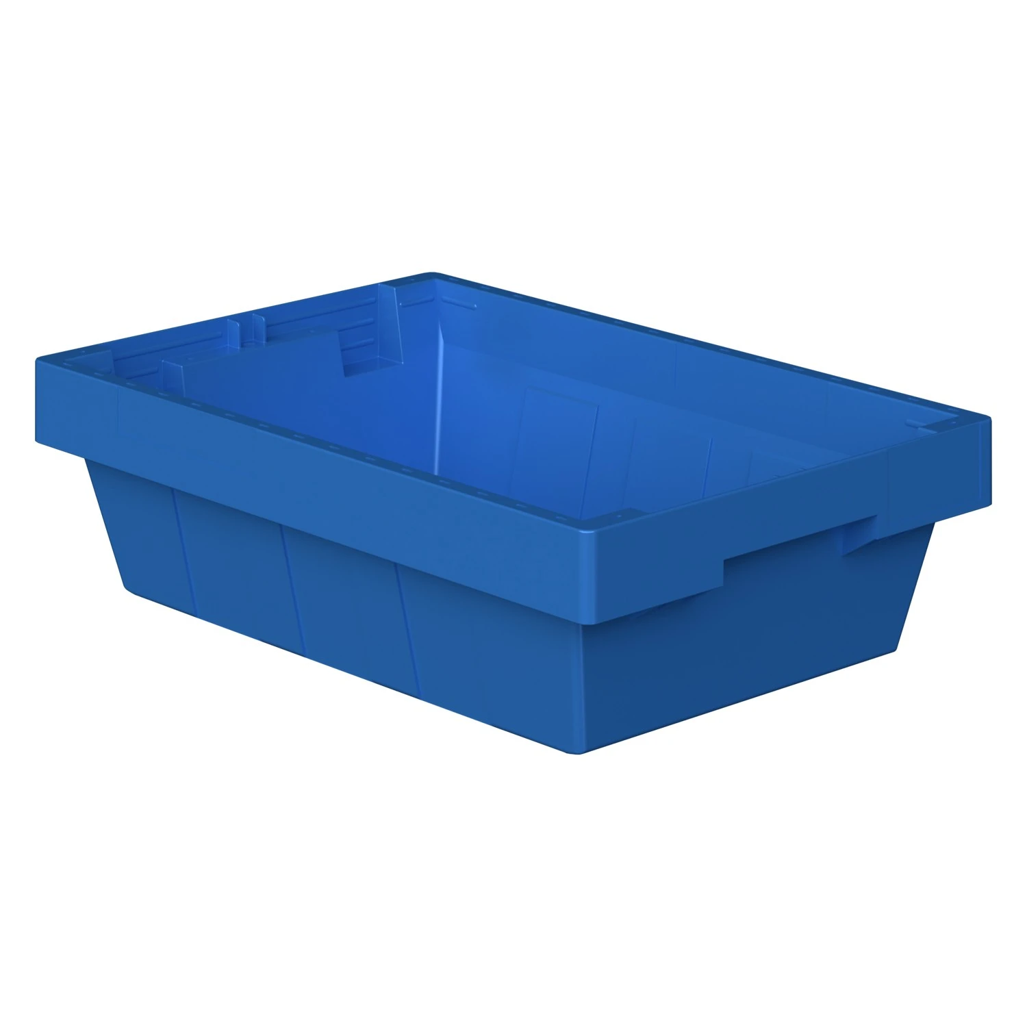 Вкладываемый контейнер INSTORE KV-5314 490x330x140 мм iPlast голубой со сплошным дном 8-000000402