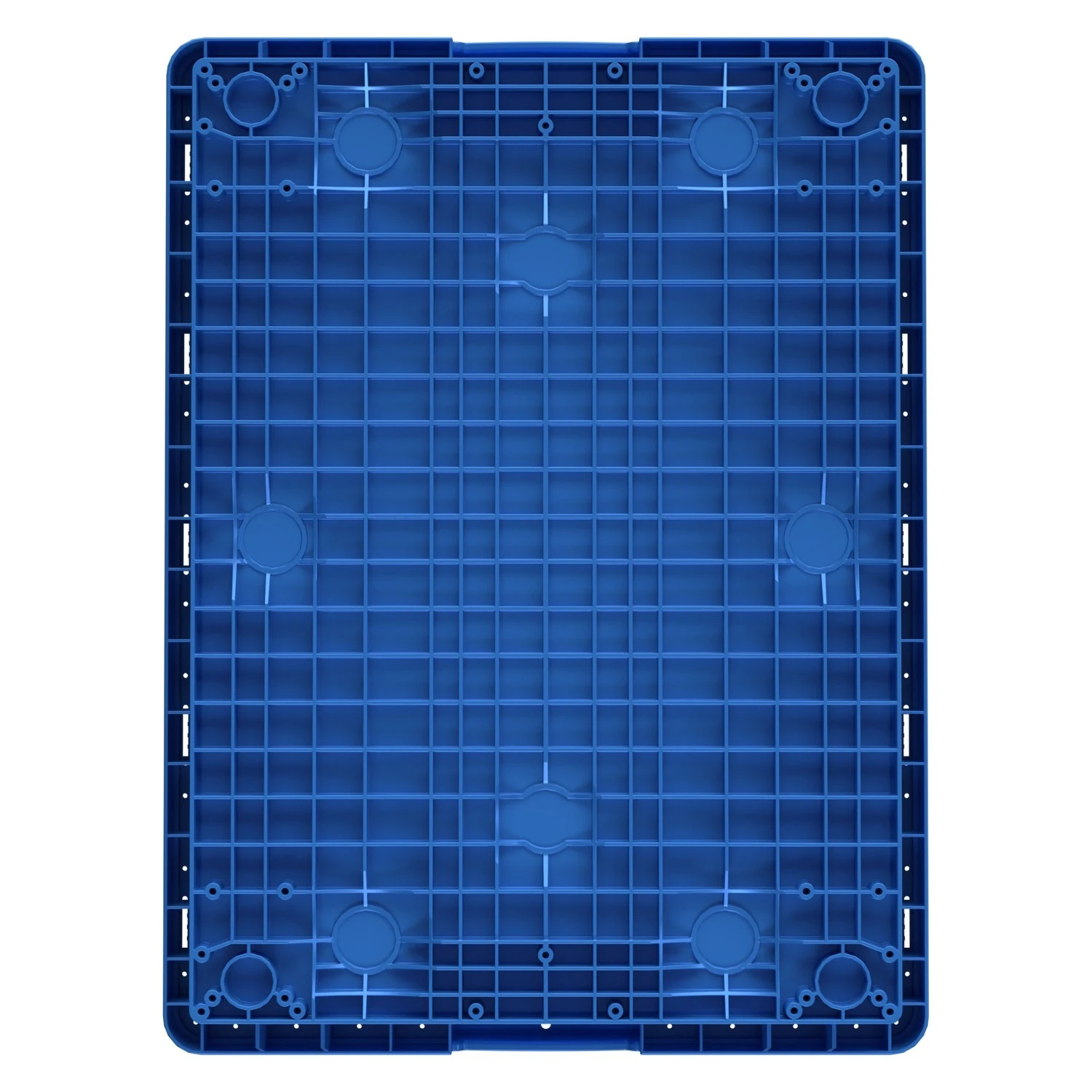 Вкладываемый контейнер INSTORE KVR-8634.1 800х600х340 мм iPlast голубой с усиленным дном и штабельным упором 8-000000409