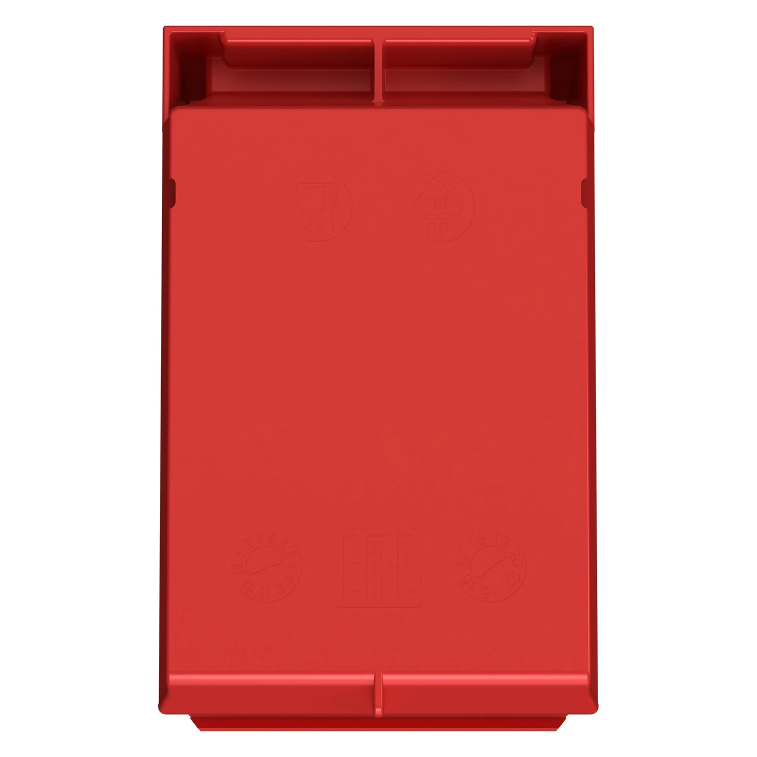 Складской лоток Logic Store 165х100х75 мм iPlast красный N2 (12.401.2) 8-000000144