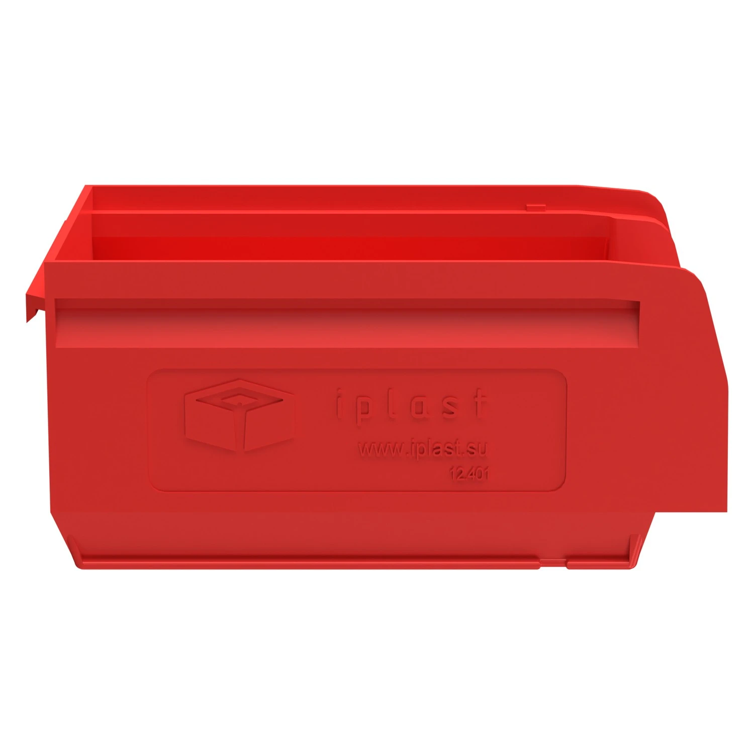 Складской лоток Logic Store 165x100x75 мм iPlast красный 8-000000508