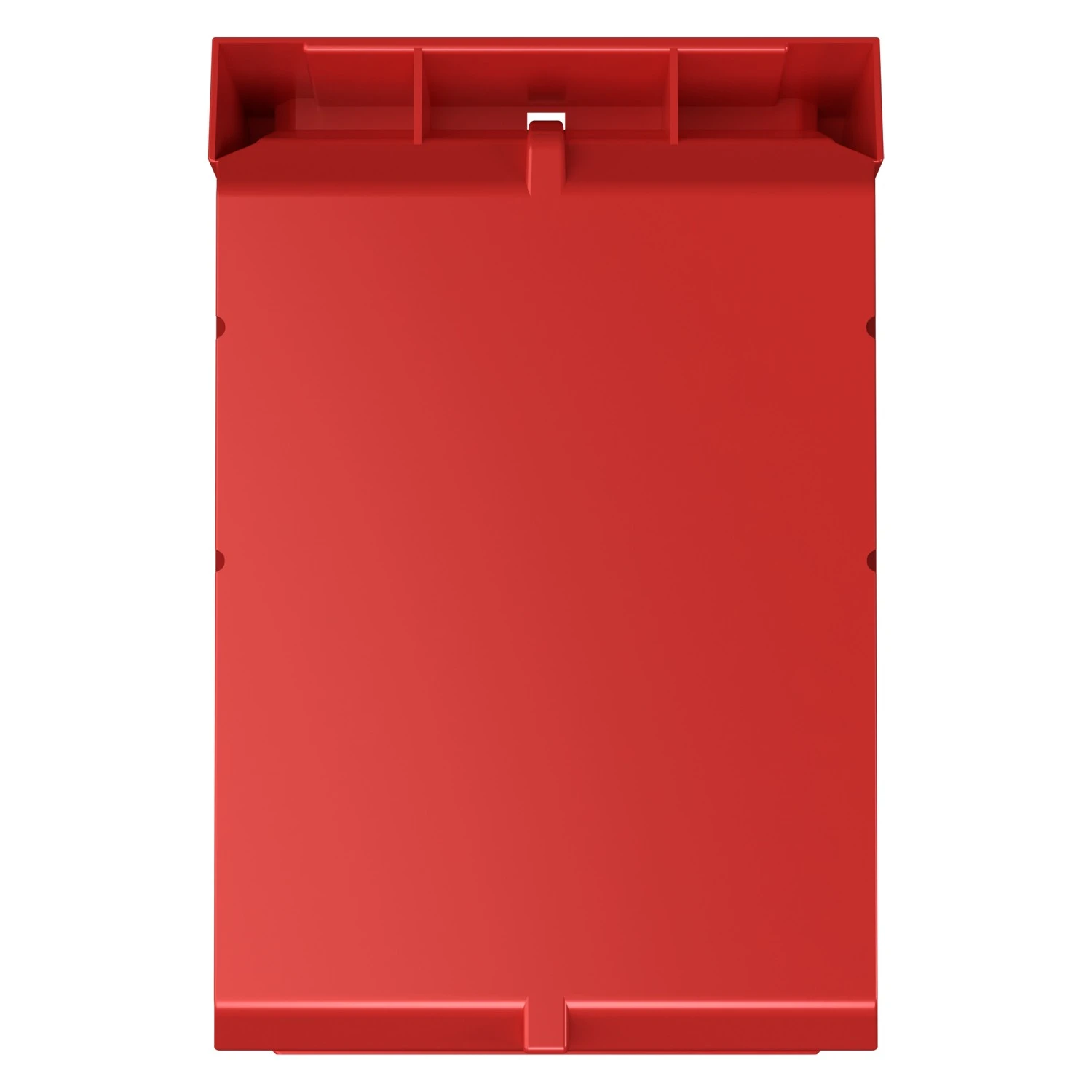 Складской лоток Logic Store 350x225x150 мм iPlast красный с отверстиями для продольной перегородки 8-000000139