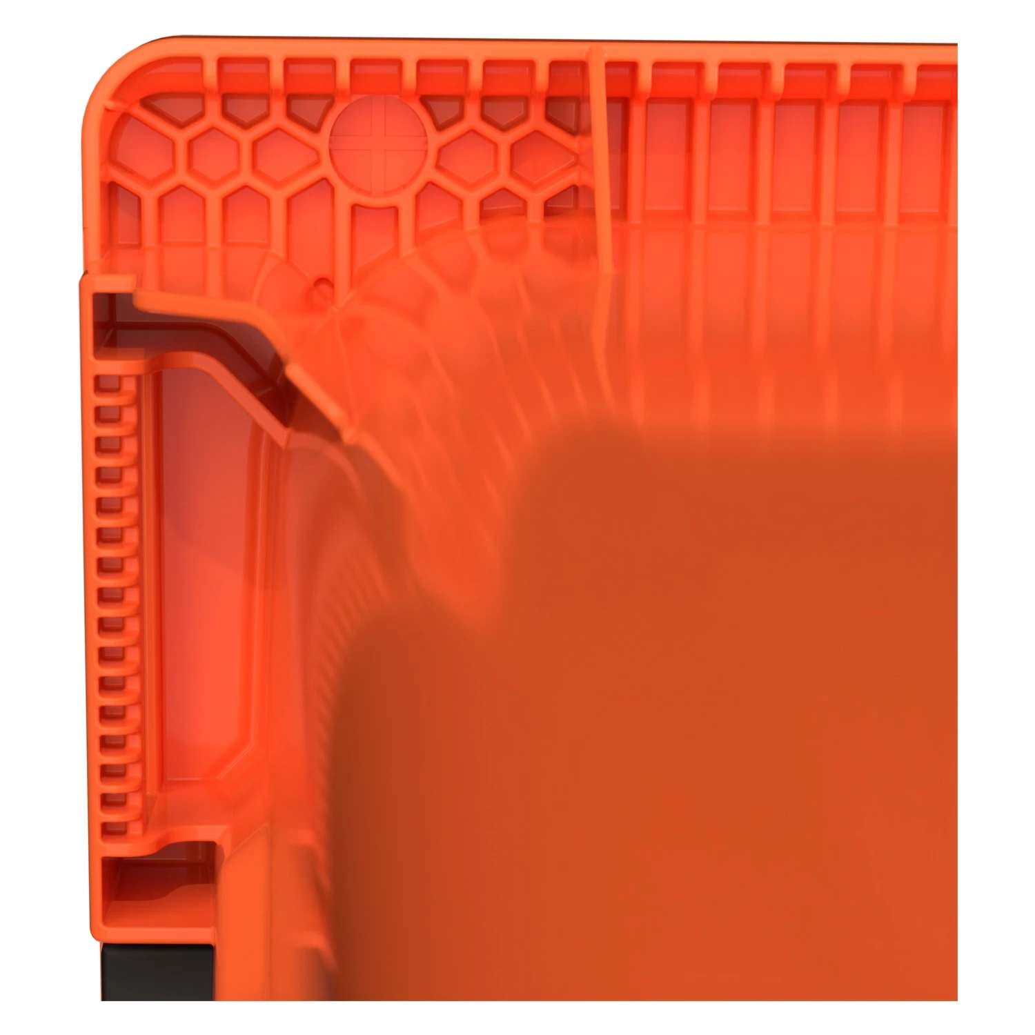 Мусорный контейнер 1100 л iPlast оранжевый 4-колёсный с оранжевой крышкой N1 (20.807.1) 8-000000015