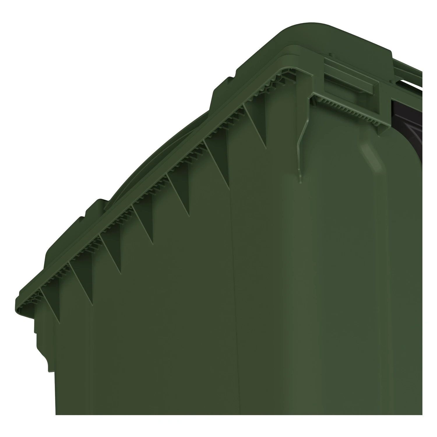 Мусорный контейнер 1100 л iPlast зелёный 4-колёсный с зелёной крышкой N1 (20.807.1) 8-000000013