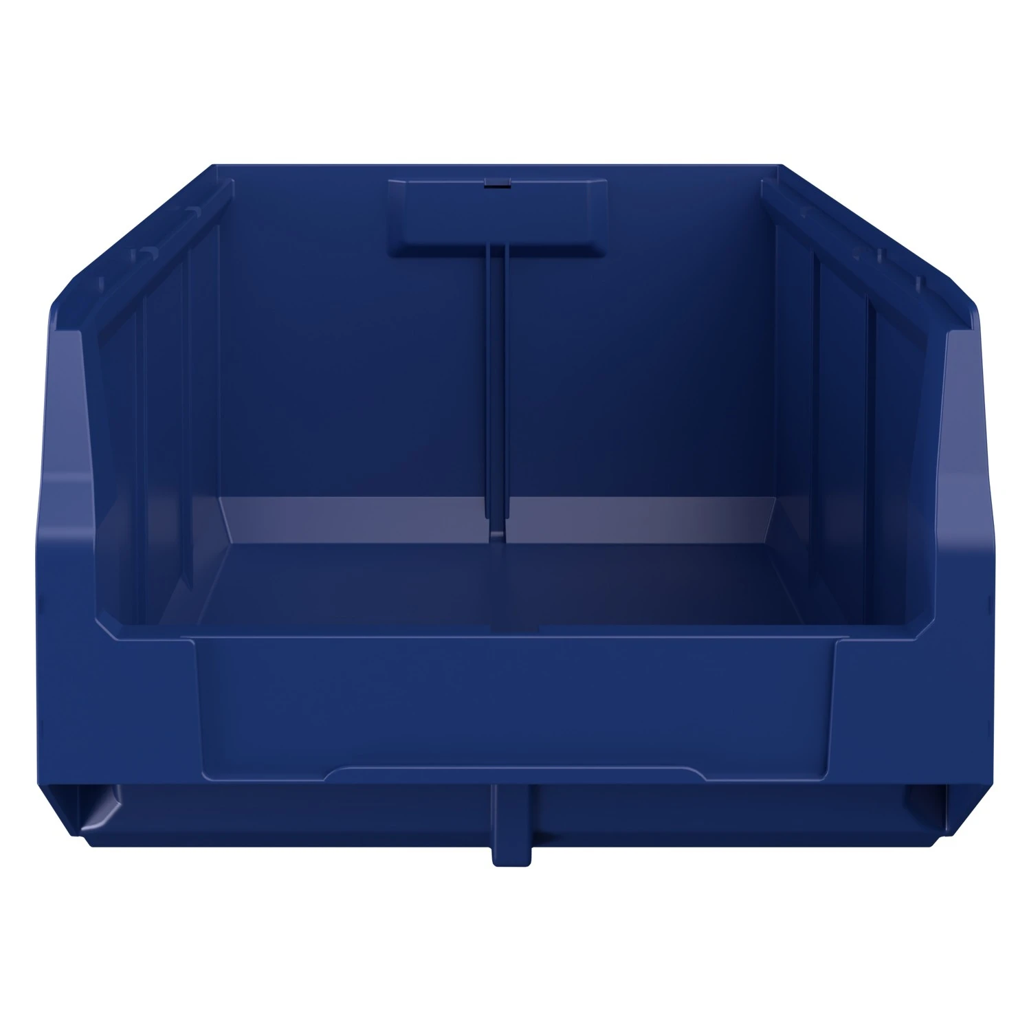 Складской лоток Logic Store 500х300х200 мм iPlast синий с отверстиями для перегородок 8-000000521