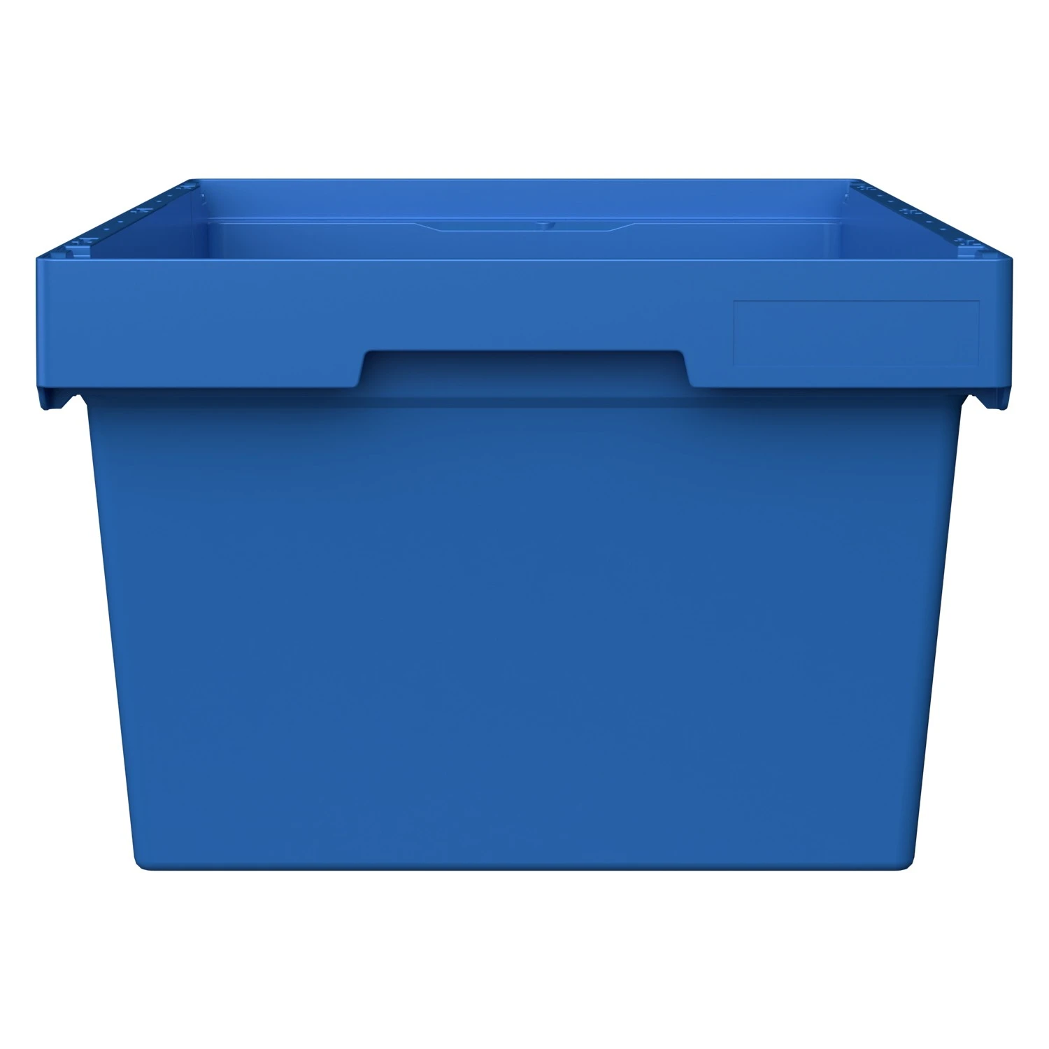 Вкладываемый контейнер INSTORE KV-6427 600x400x272 мм iPlast голубой со сплошным дном 8-000000164