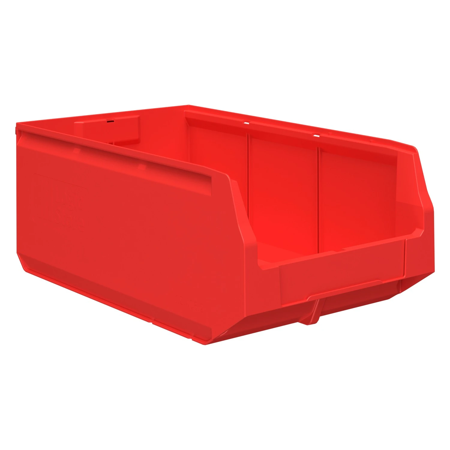Складской лоток Logic Store 500х300х200 мм iPlast красный с отверстиями для перегородок N2 (12.406.2) 8-000000130