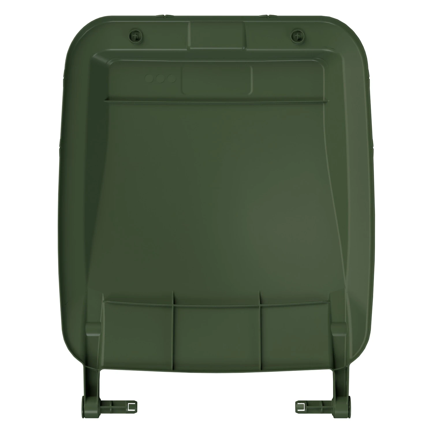 Крышка для мусорного контейнера 240 л (Light) iPlast зелёная c осями для крепления 8-000000285