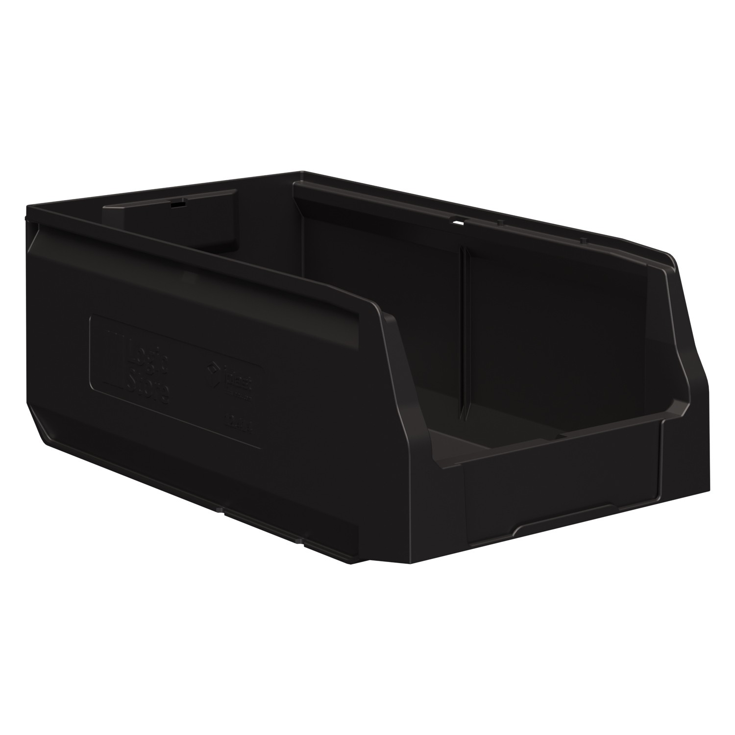 Складской лоток Logic Store 400x225x150 мм iPlast чёрный ЭКО 8-000000119