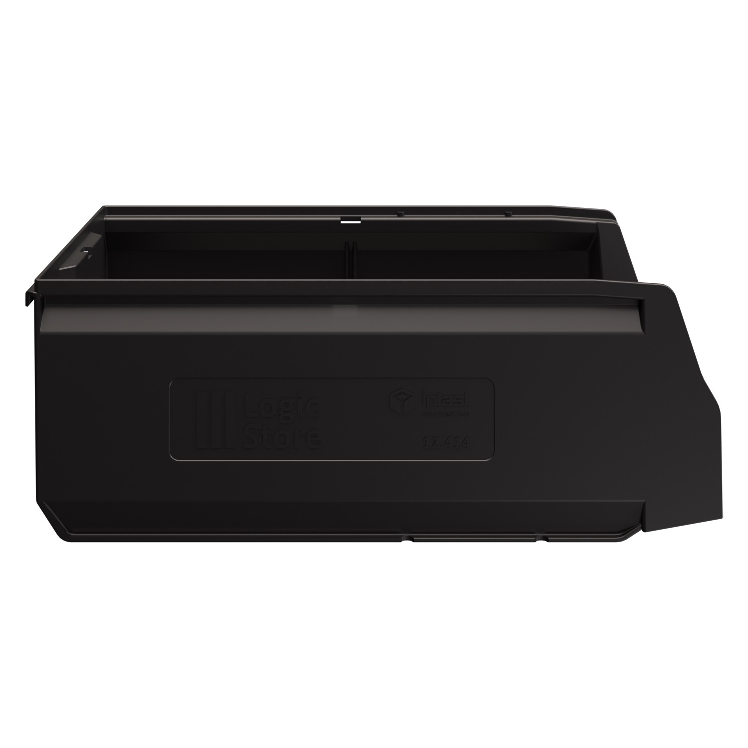 Складской лоток Logic Store 400x225x150 мм iPlast чёрный ЭКО 8-000000119