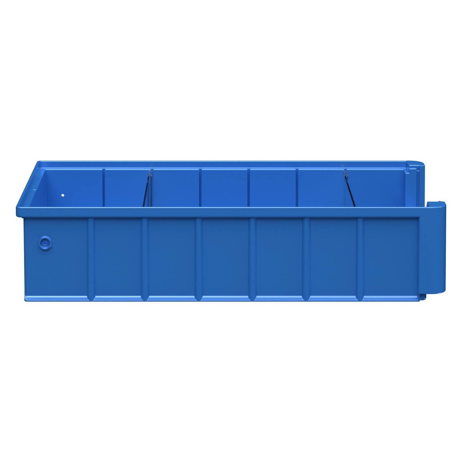 Полочный контейнер SK-4209 400х235х90 мм iPlast голубой с 2 поперечными перегородками 8-000000104