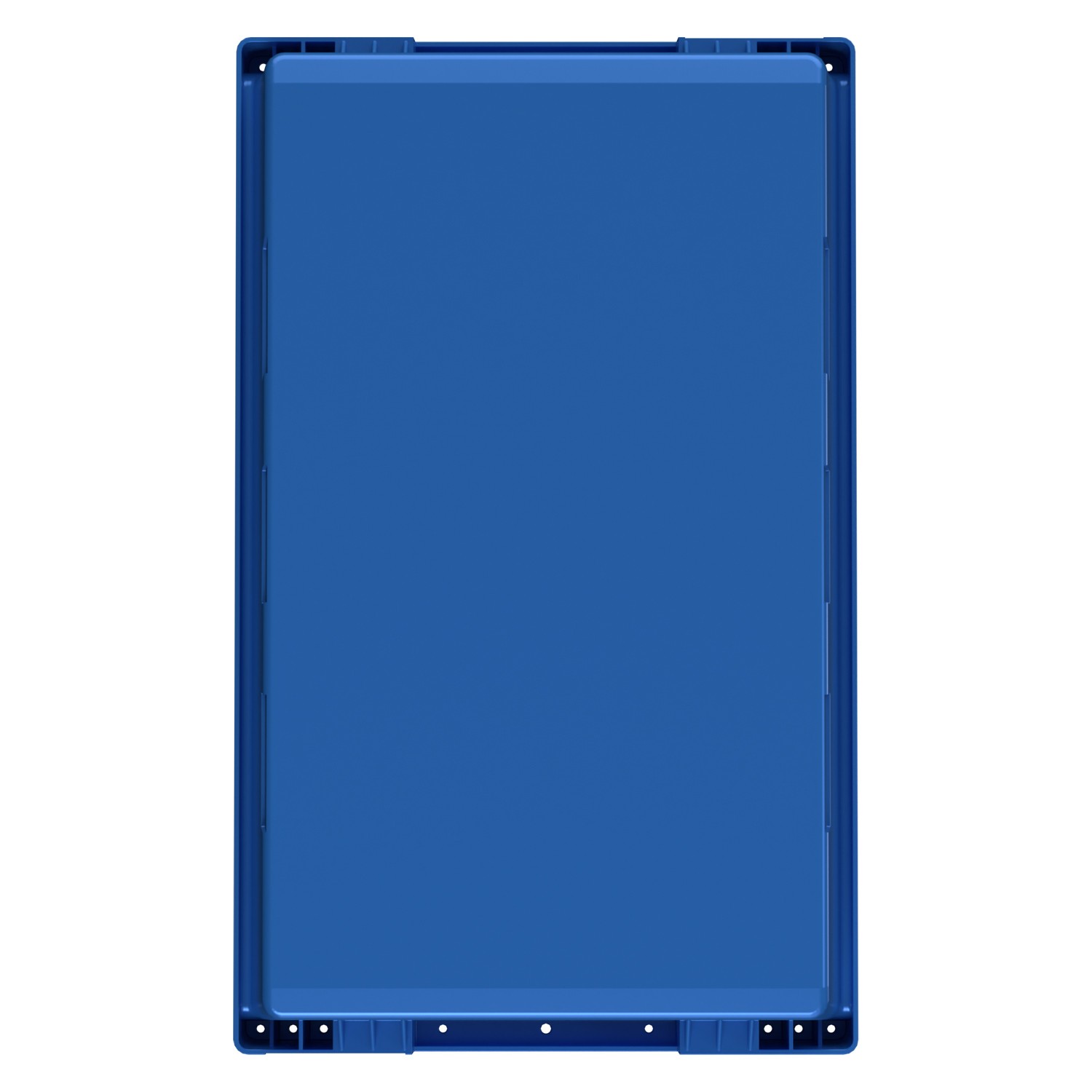 Вкладываемый контейнер INSTORE KV-5321 490x300x210 мм iPlast голубой со сплошным дном 8-000000161