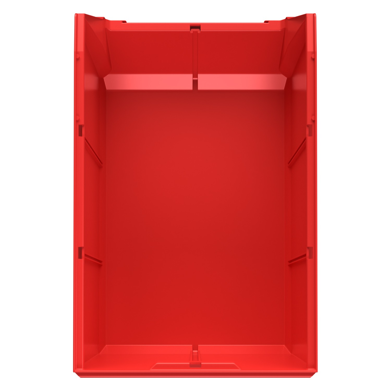 Складской лоток Logic Store 500х300х250 мм iPlast красный с отверстиями для перегородок N2 (12.407.2) 8-000000514