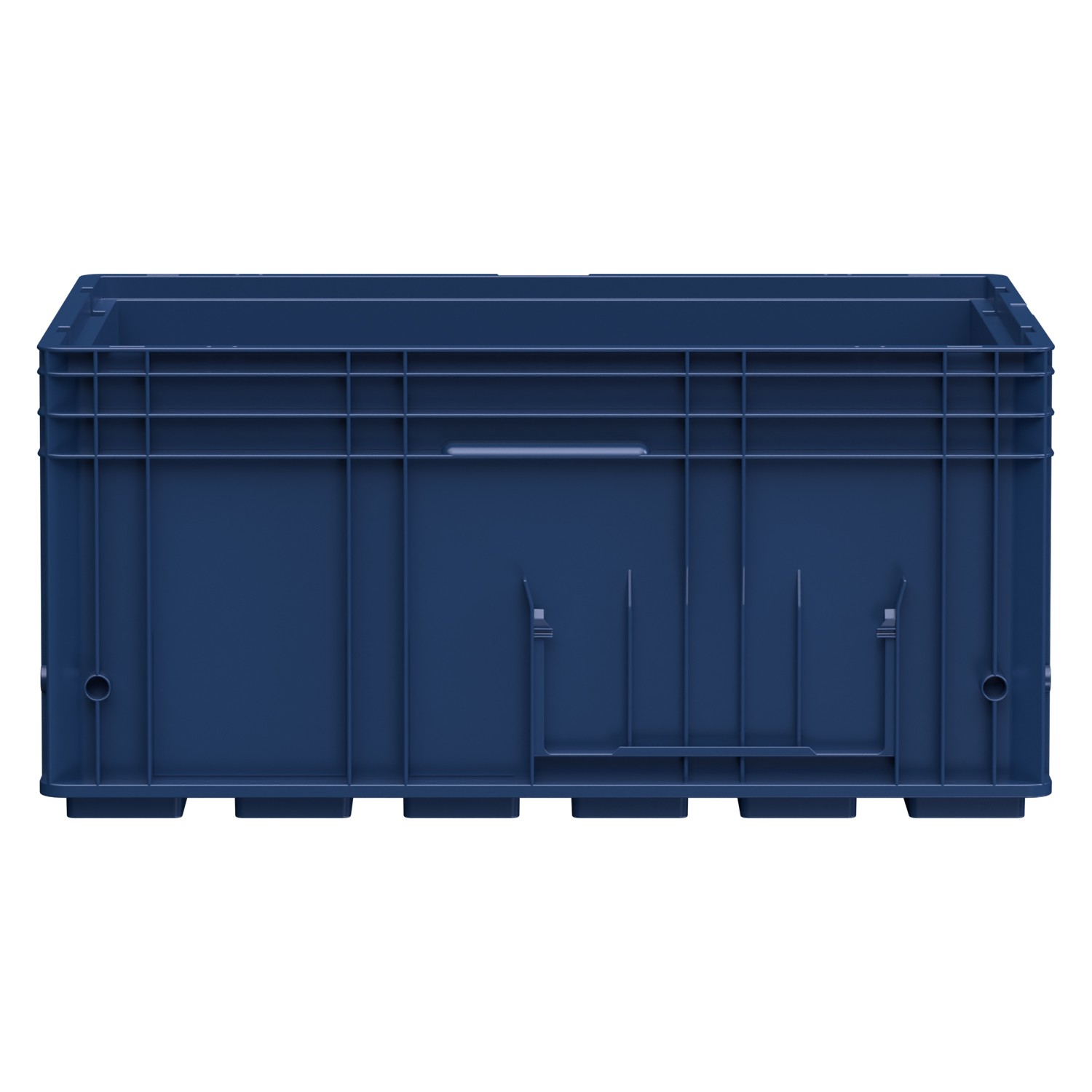 Ящик R-KLT 6429 594х396х280 мм iPlast синий индиго с усиленным дном 8-000000171