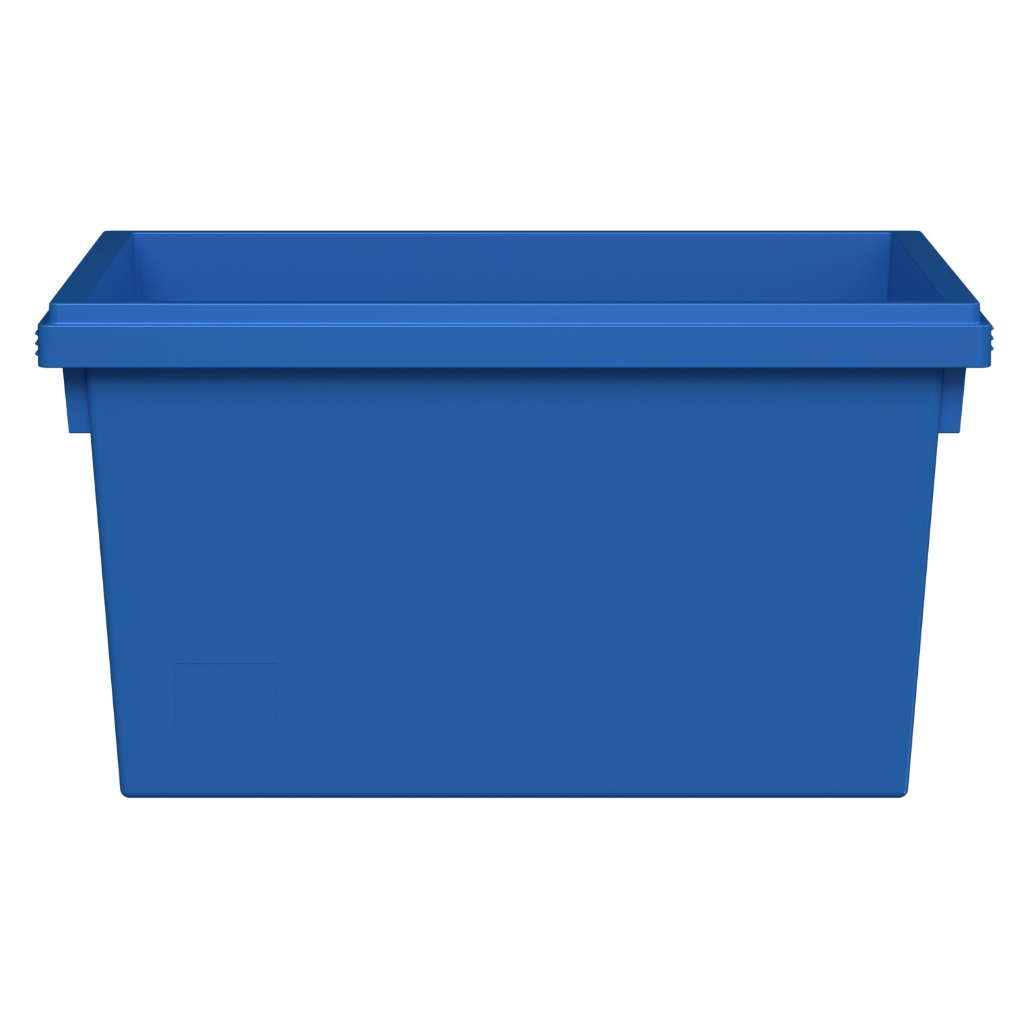 Вкладываемый контейнер INSTORE KV-6432 600x400x320 мм iPlast голубой со сплошным дном 8-000000159