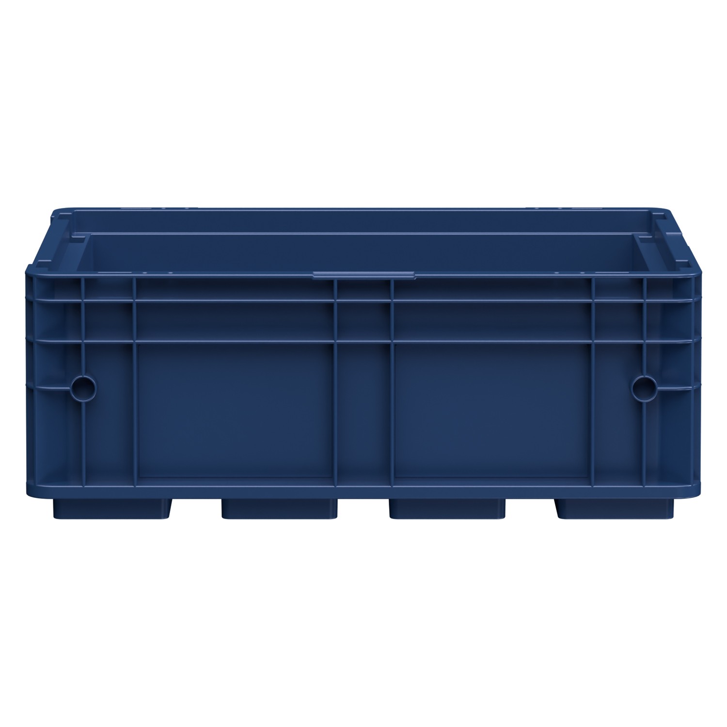 Ящик R-KLT 4315 396х297х147,5 мм iPlast синий индиго с усиленным дном 8-000000174