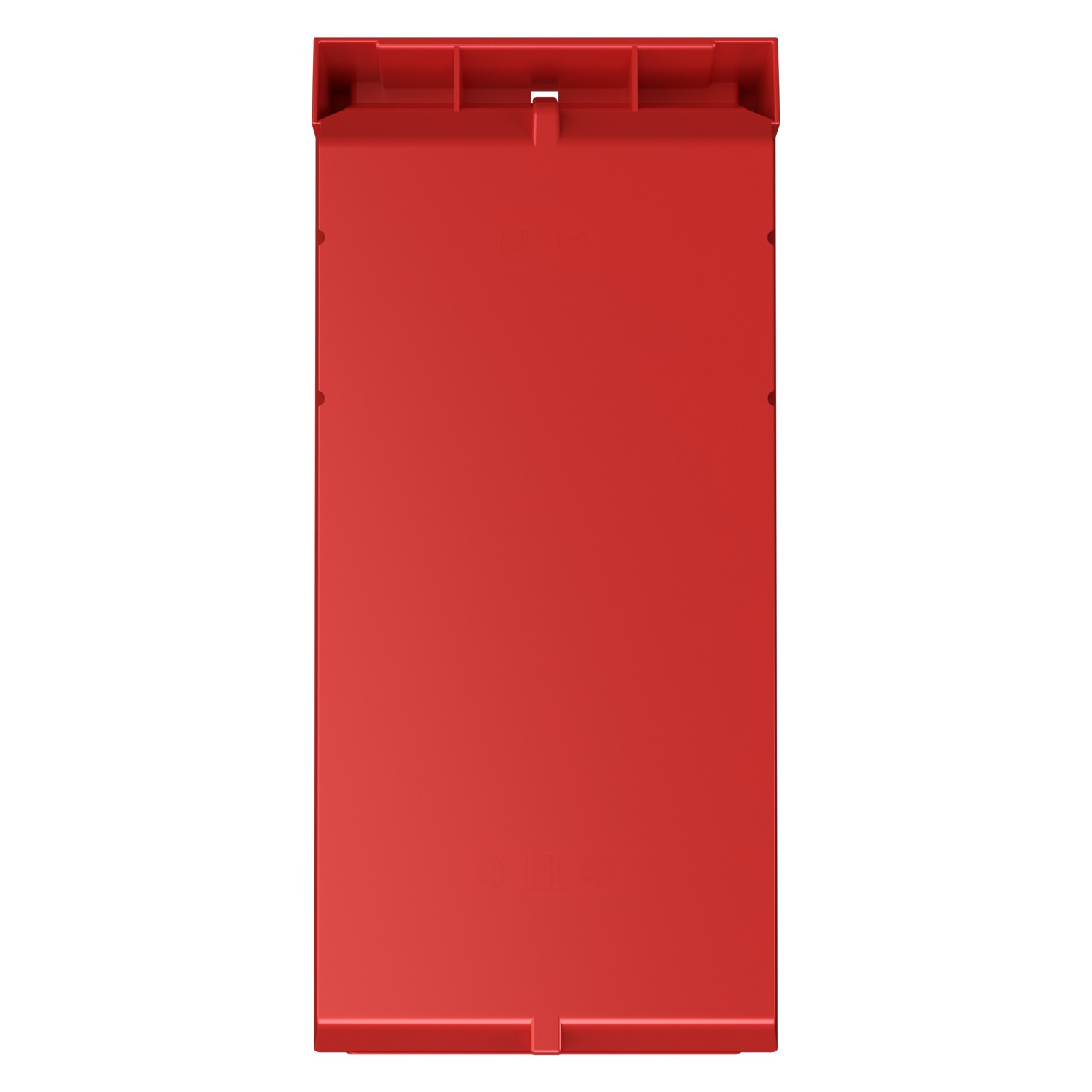 Складской лоток Logic Store 500х225х150 мм iPlast красный с отверстиями для перегородок N2 (12.405.2) 8-000000133