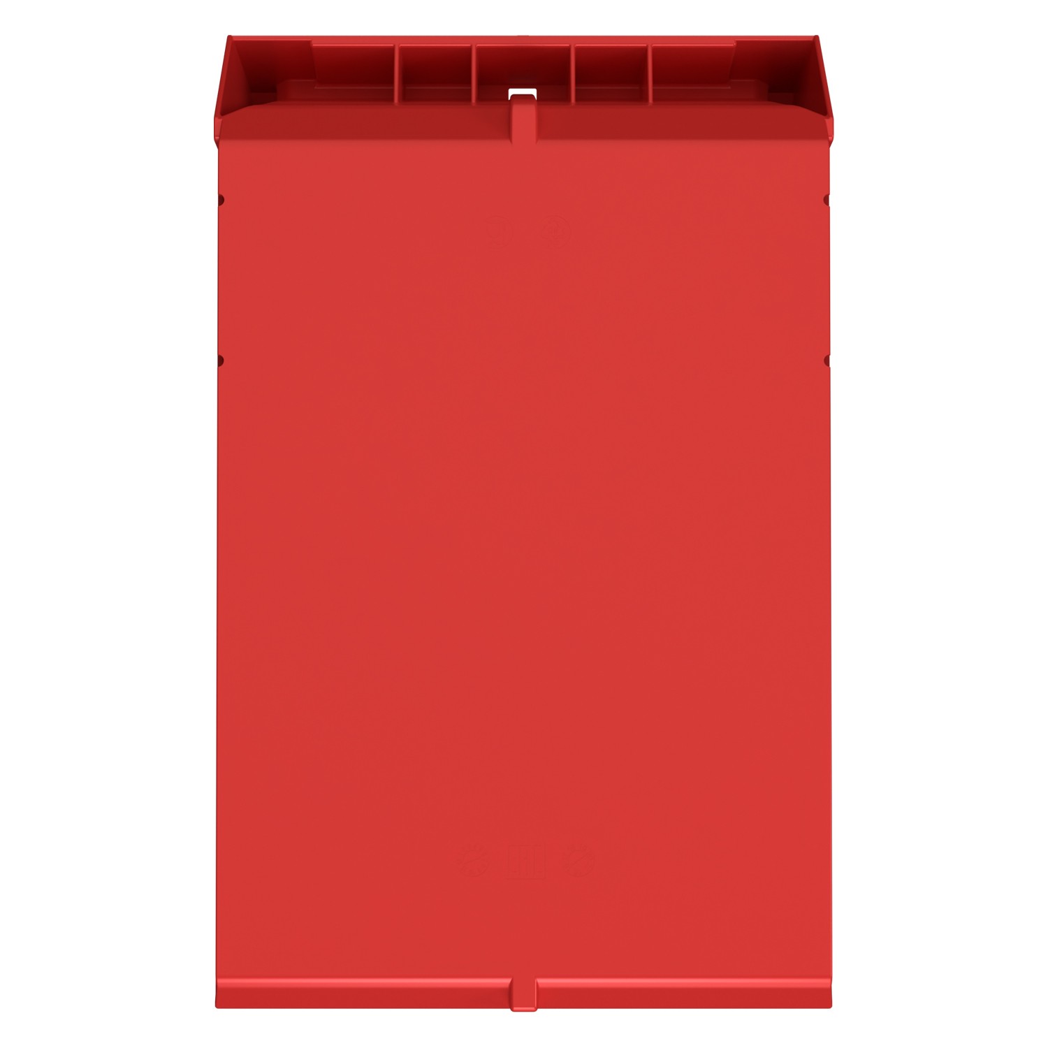 Складской лоток Logic Store 500х300х250 мм iPlast красный с отверстиями для перегородок N2 (12.407.2) 8-000000514