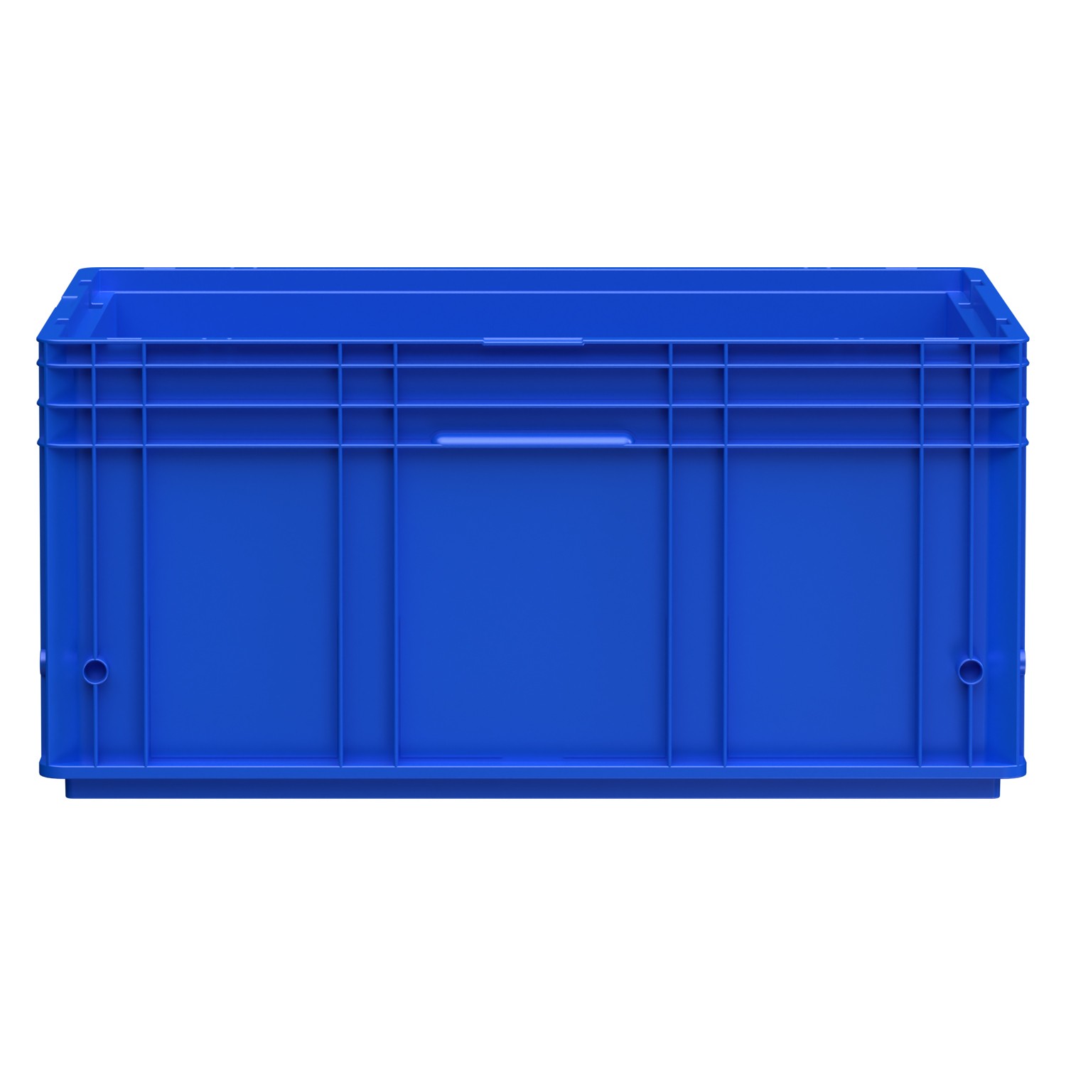 Ящик RL-KLT 6280 594х396х280 мм iPlast голубой с дренажными отверстиями в дне 8-000000179