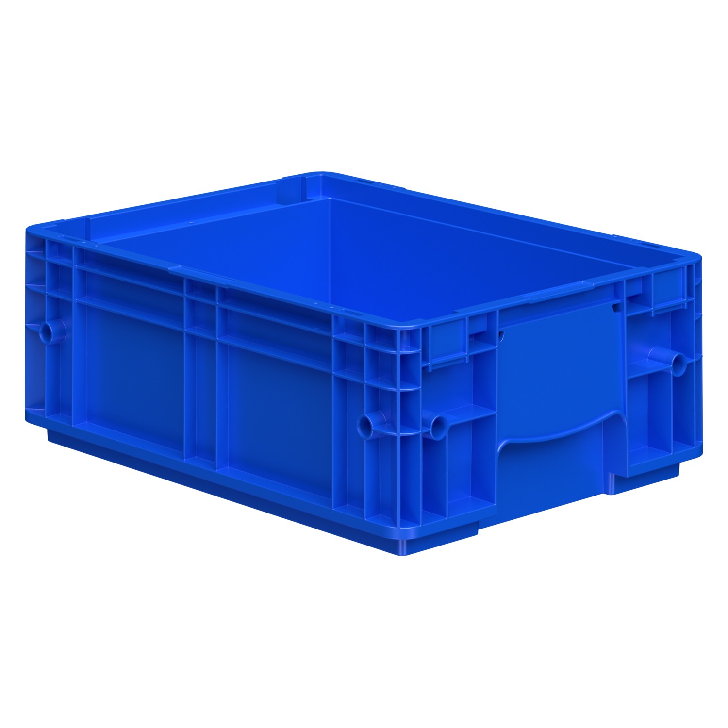 Ящик RL-KLT 4147 396х297х147,5 мм iPlast голубой с дренажными отверстиями в дне N1 (12.502F.1) 8-000000185