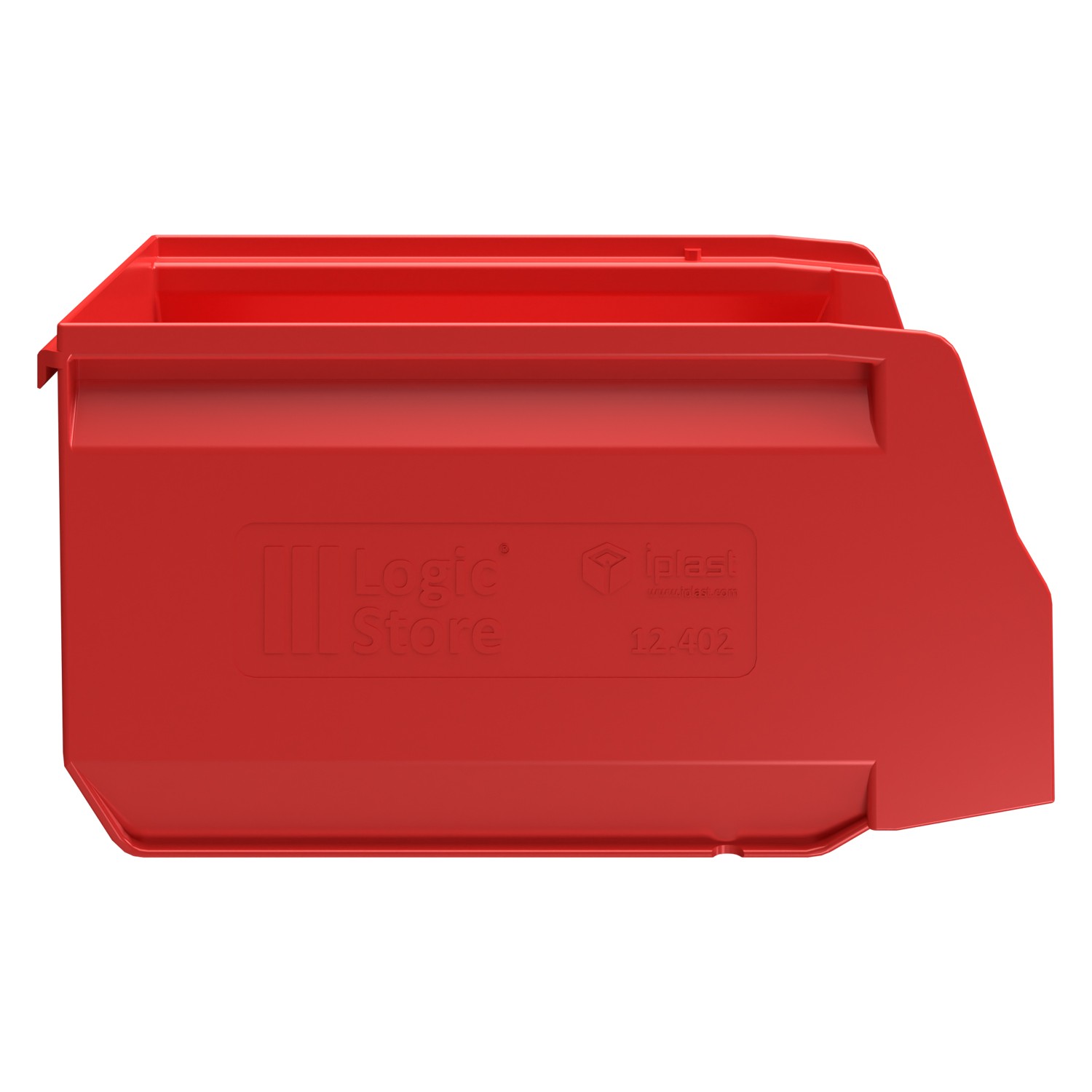 Складской лоток Logic Store 250х150х130 мм iPlast красный N1 (12.402.1) 8-000000509