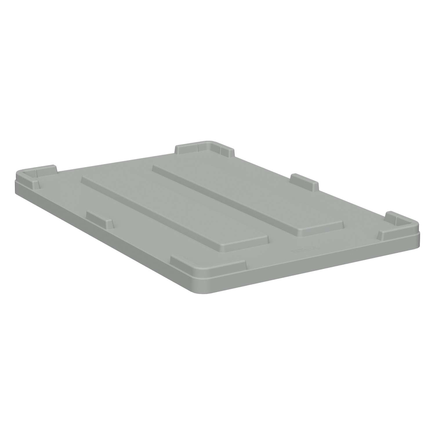 Крышка пластиковая 1215x815x75 мм iPlast светло-серая для большого контейнера iBOX 11.602 8-000000007
