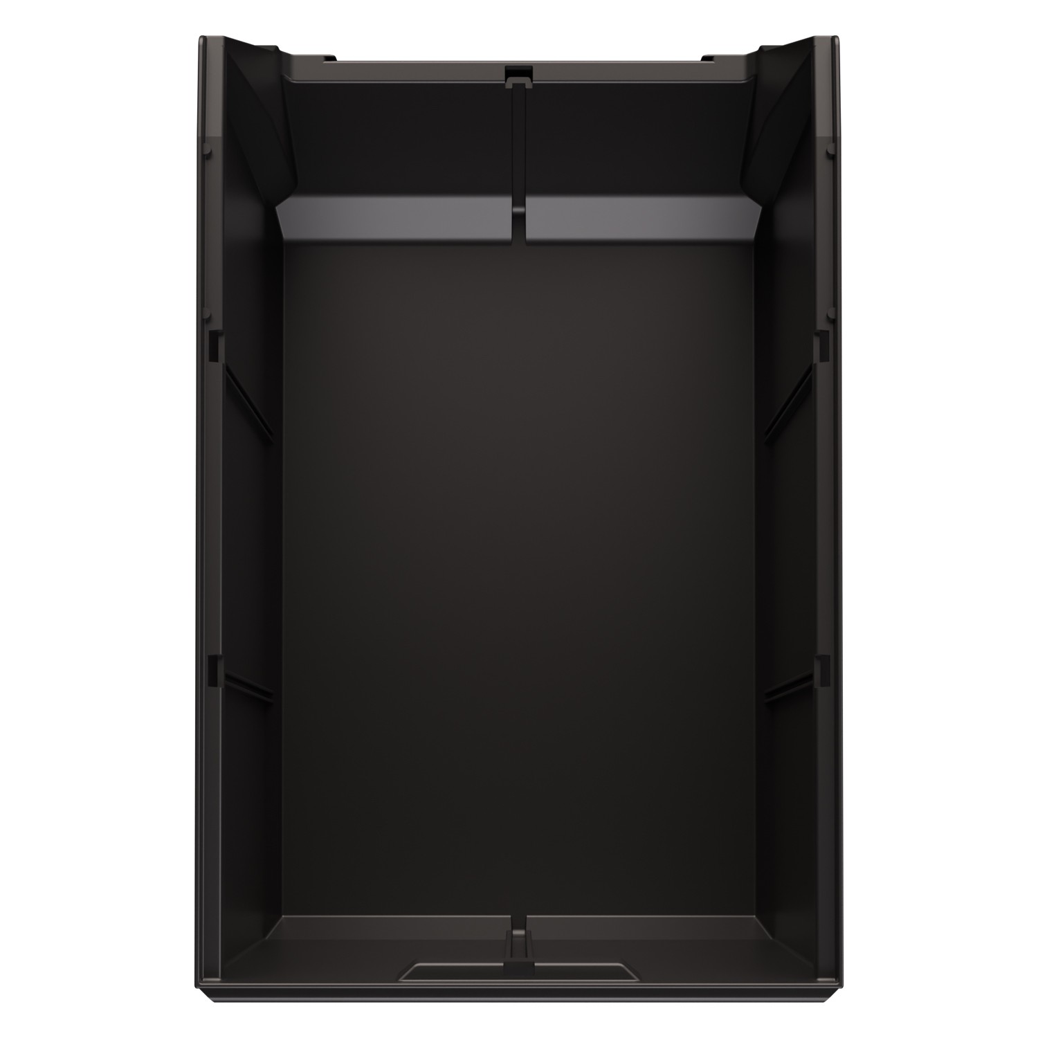 Складской лоток Logic Store 500х300х250 мм iPlast чёрный ЭКО с отверстиями для перегородок N1 (12.407.1) 8-000000125