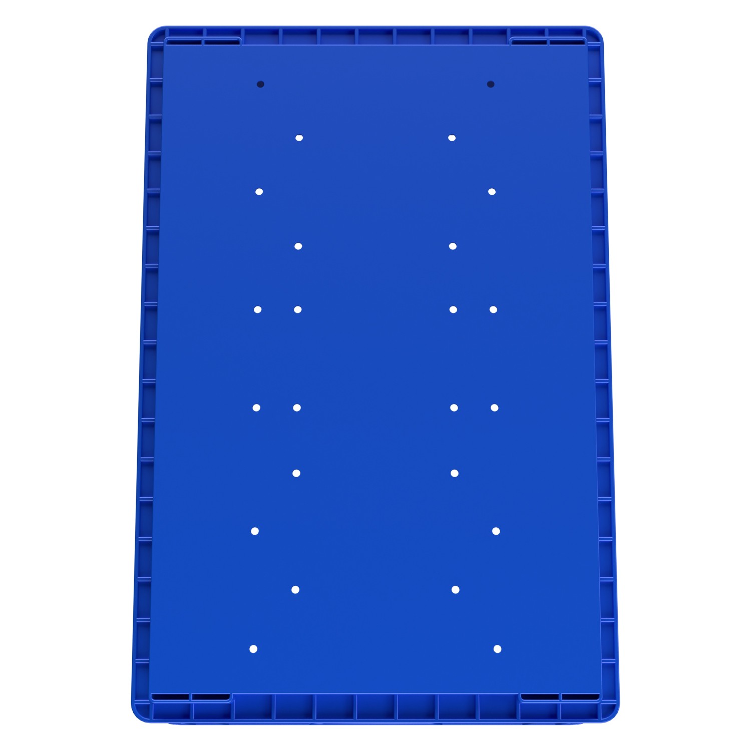 Ящик RL-KLT 6280 594х396х280 мм iPlast голубой с дренажными отверстиями в дне 8-000000179