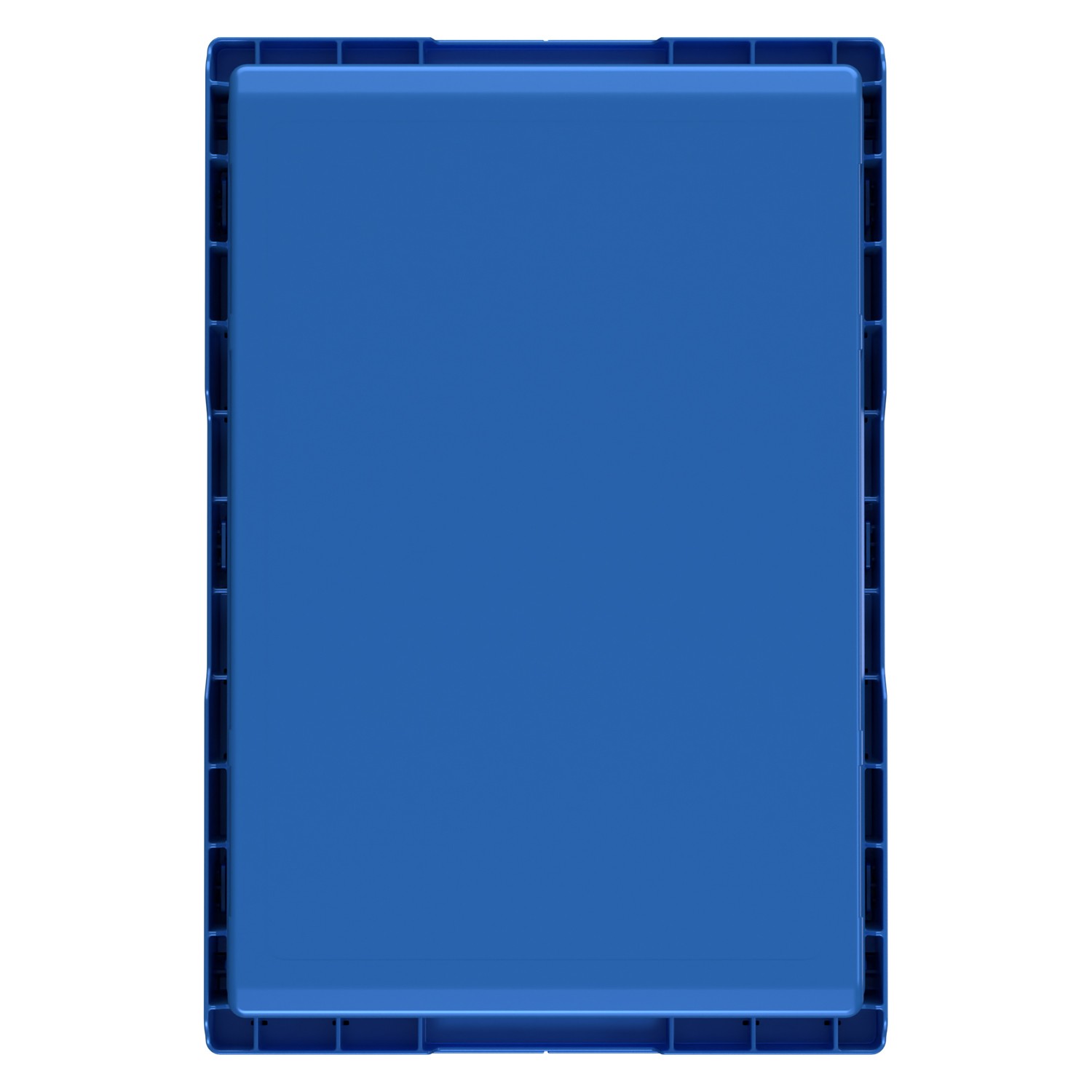 Вкладываемый контейнер INSTORE KV-6427 600x400x272 мм iPlast голубой со сплошным дном 8-000000164