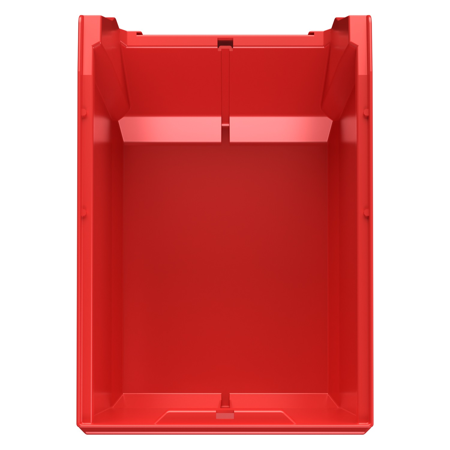 Складской лоток Logic Store 350x225x200 мм iPlast красный с отверстиями для продольной перегородки 8-000000136