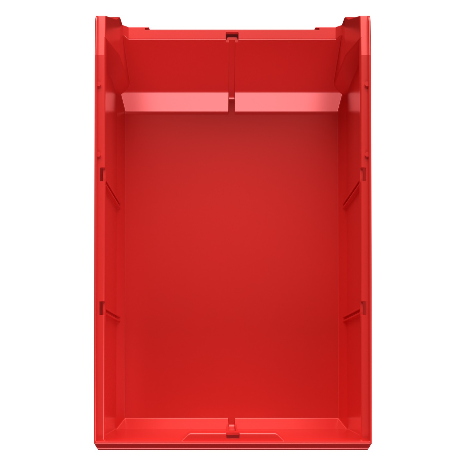 Складской лоток Logic Store 500х300х200 мм iPlast красный с отверстиями для перегородок N2 (12.406.2) 8-000000130