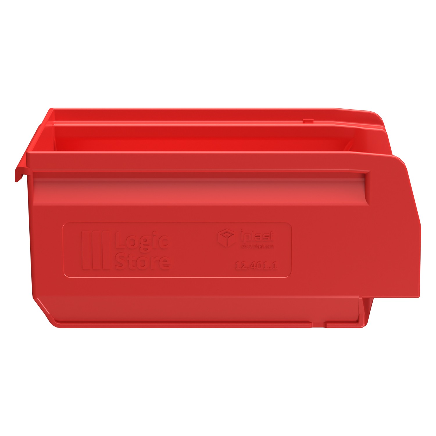 Складской лоток Logic Store 165х100х75 мм iPlast красный N1 (12.401.1) 8-000000507