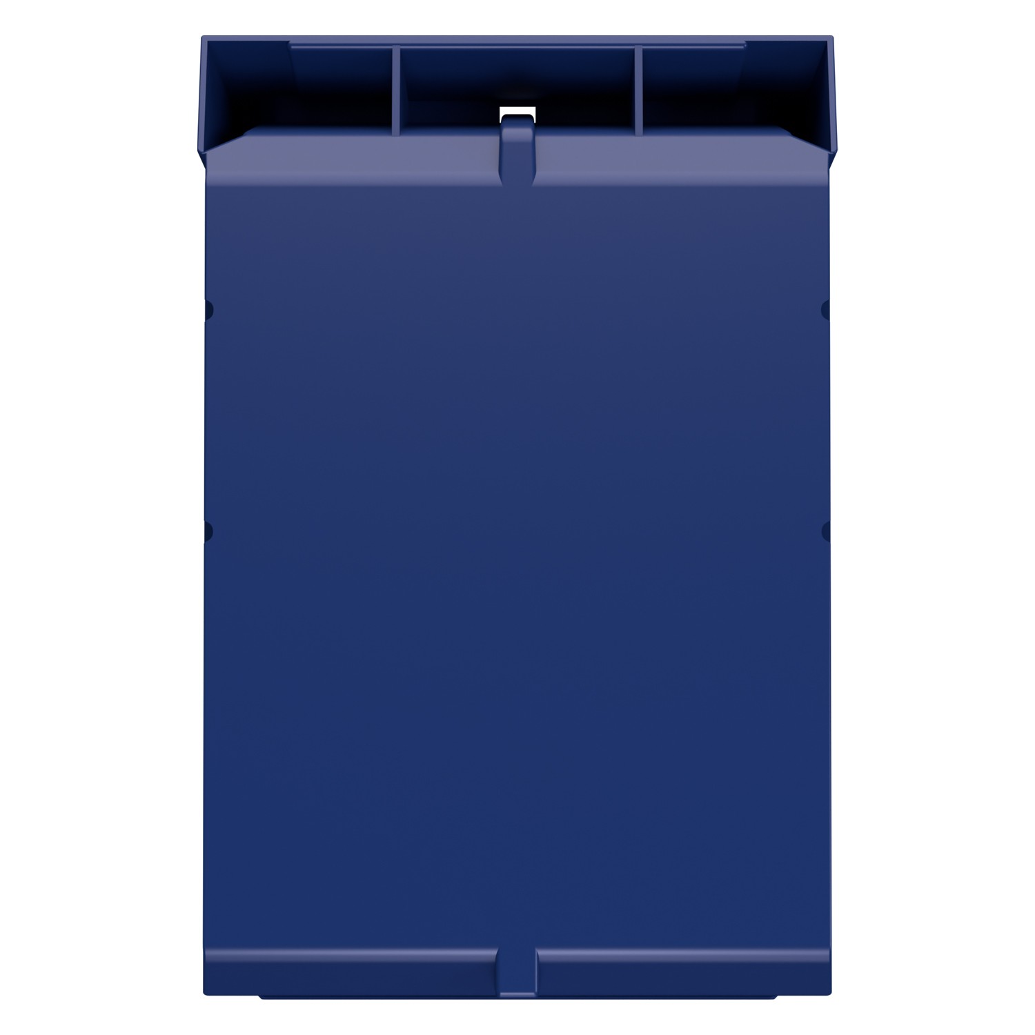 Складской лоток Logic Store 350x225x150 мм iPlast синий индиго с отверстиями для продольной перегородки 8-000000138